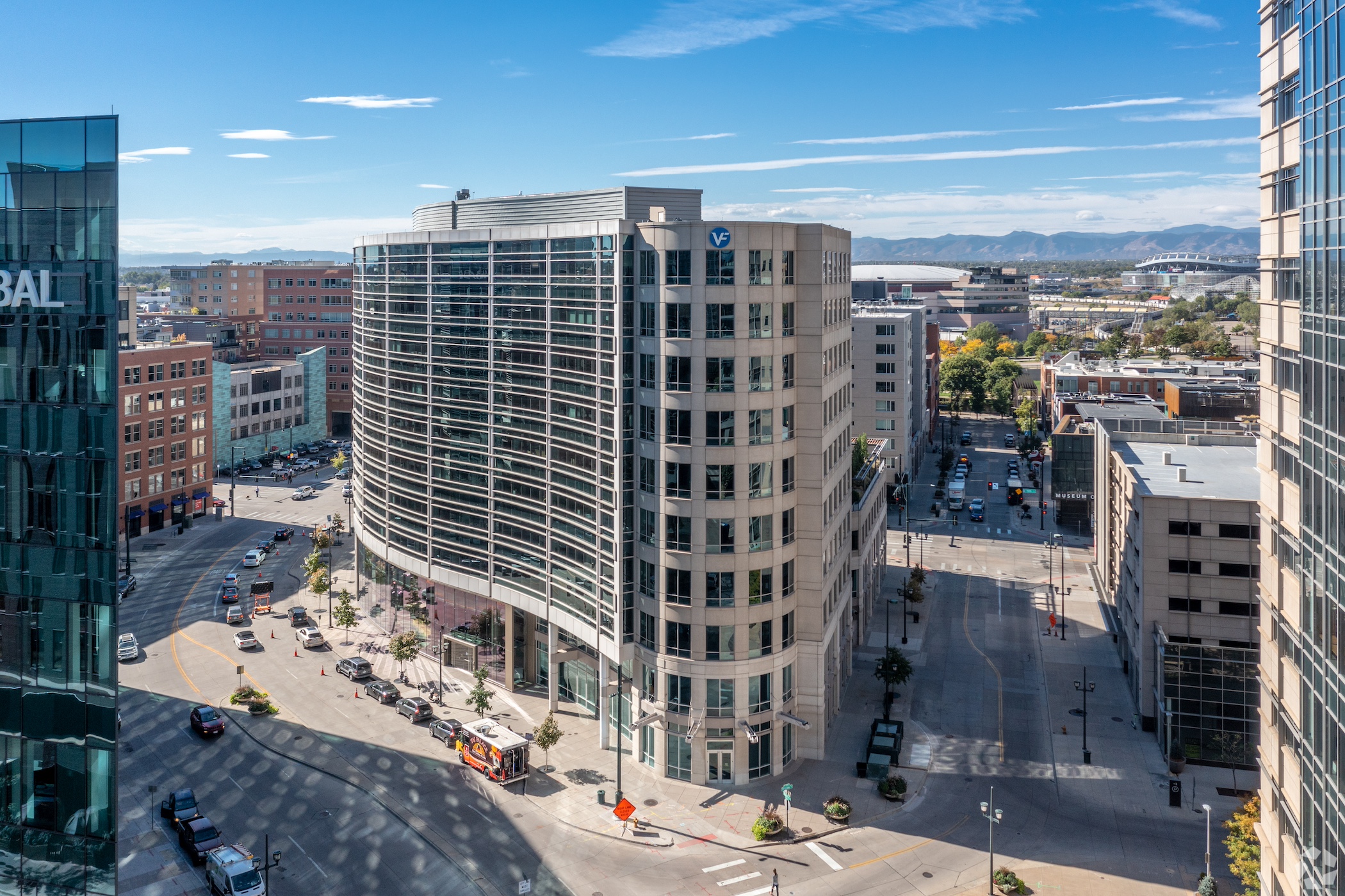 Retail company VF Corp. moved into its downtown Denver headquarters at 1551 Wewatta St. shortly after the pandemic's 2020 outbreak. (CoStar) 