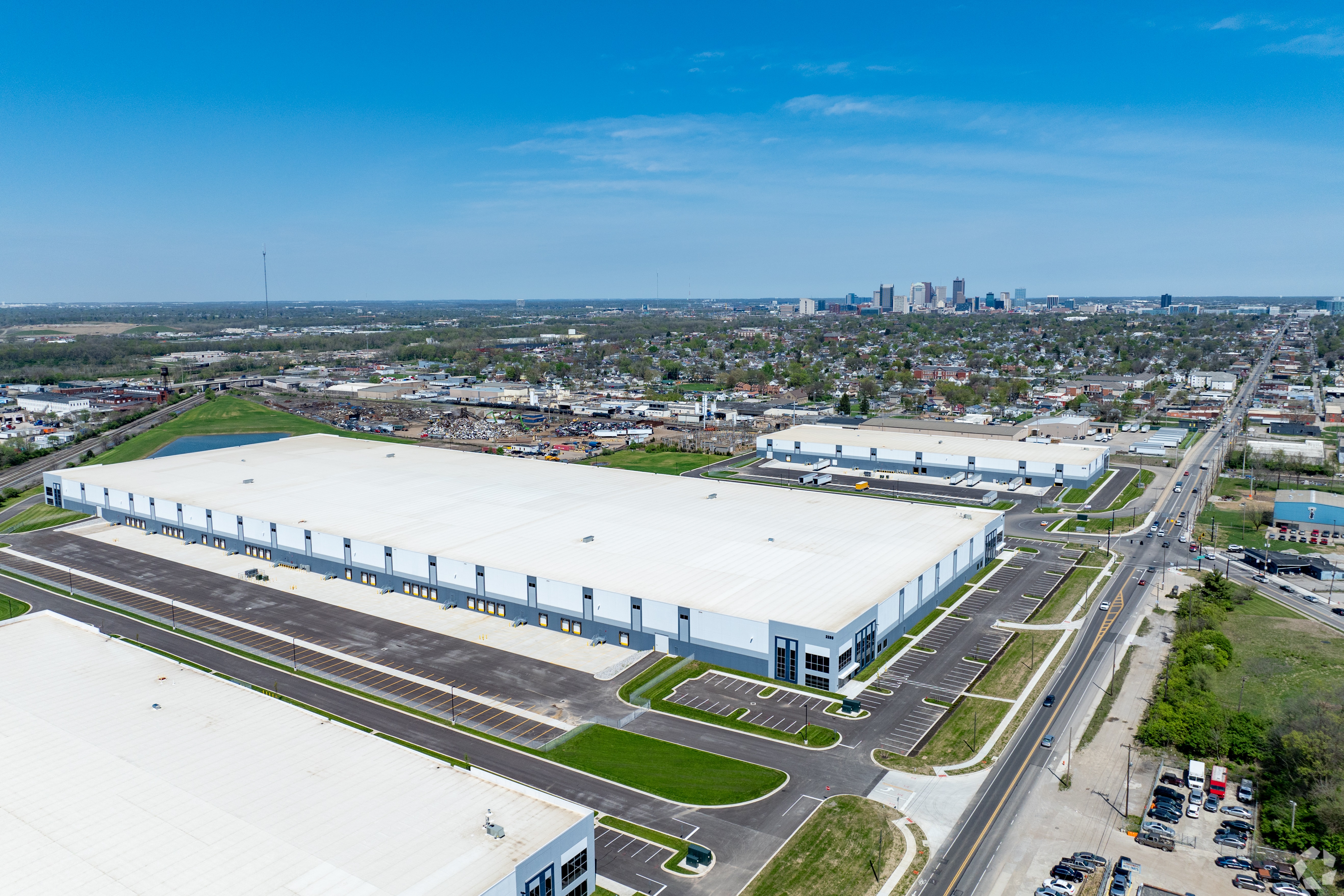 Stonemont completed the three-building Castings Commerce Park in Columbus, Ohio, earlier this year. (CoStar)