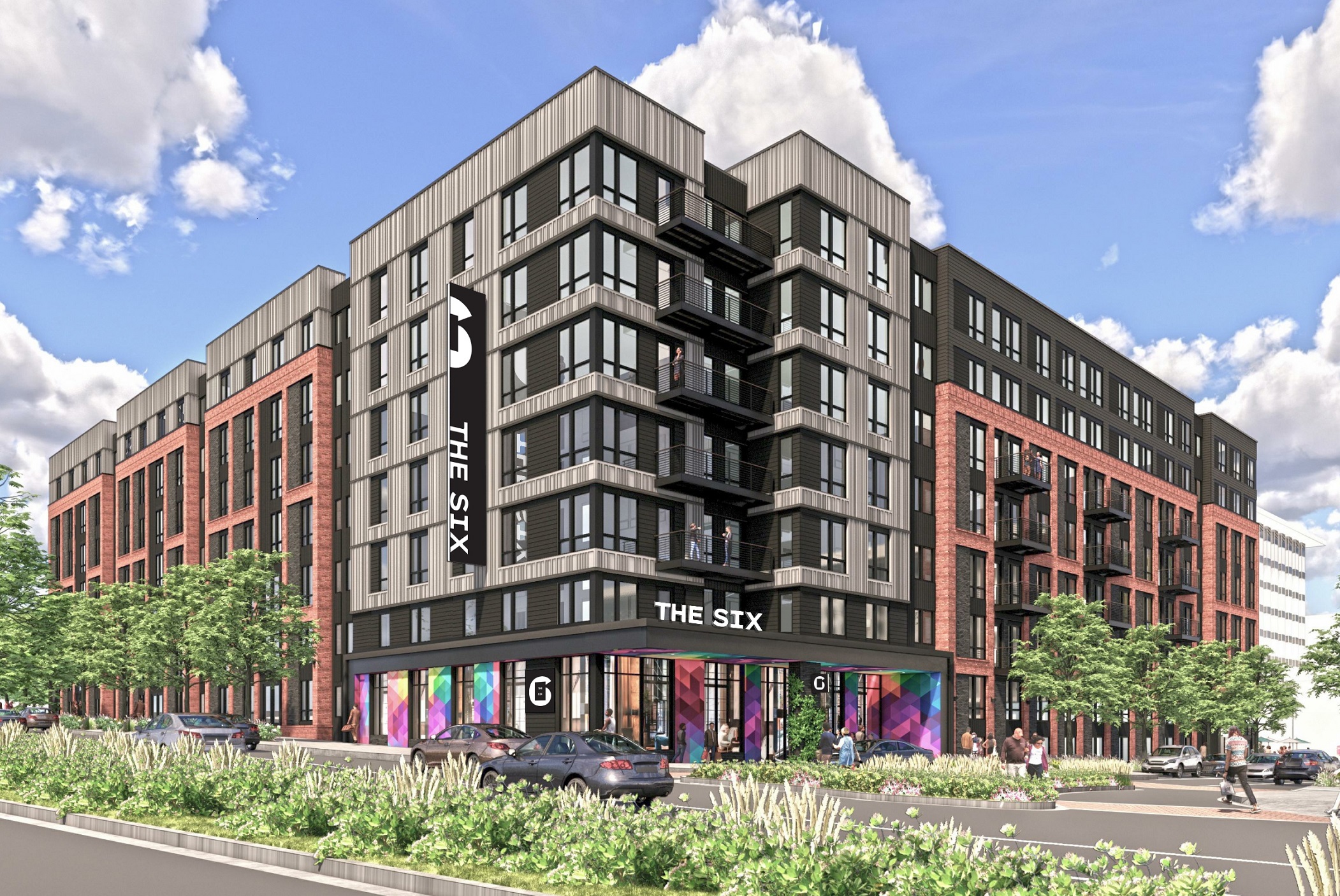 Rendering of Residences at the Six. (Perseus TDC)