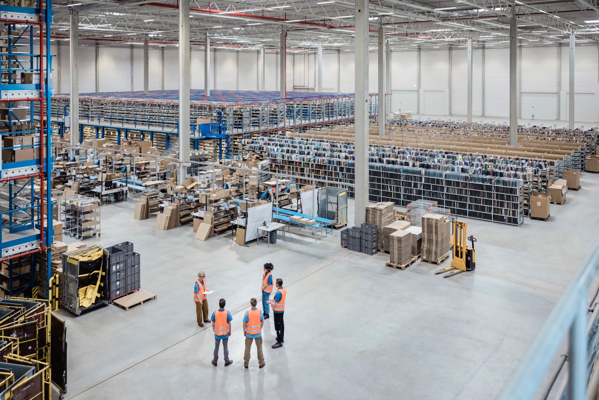 Analysts expect annual U.S. and European investment in warehouse automation to top $34 billion by 2031. (Getty Images) 