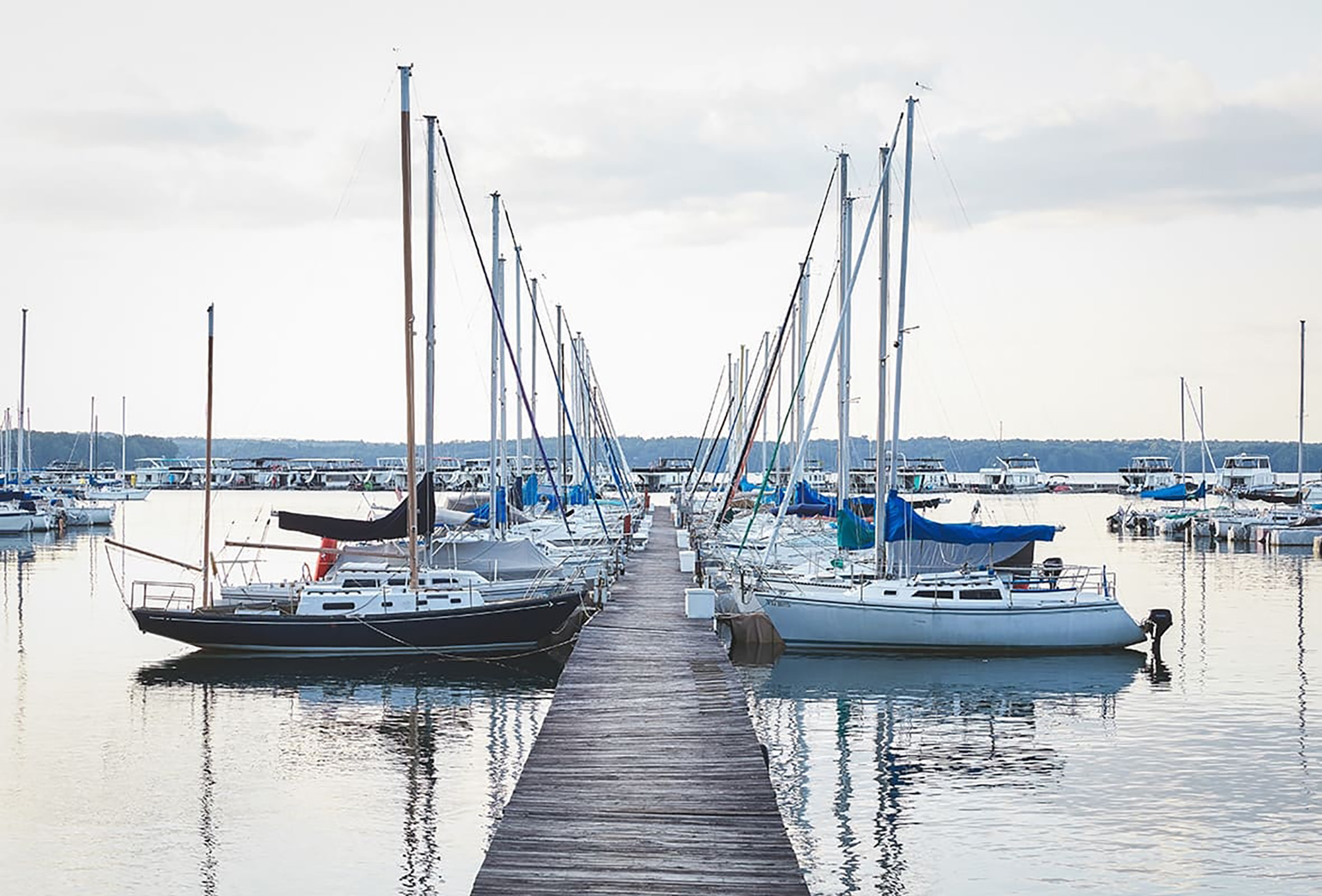 The Safe Harbor Marinas property in Flowery Beach, Georgia, has 1,570 boat slips. (CoStar)