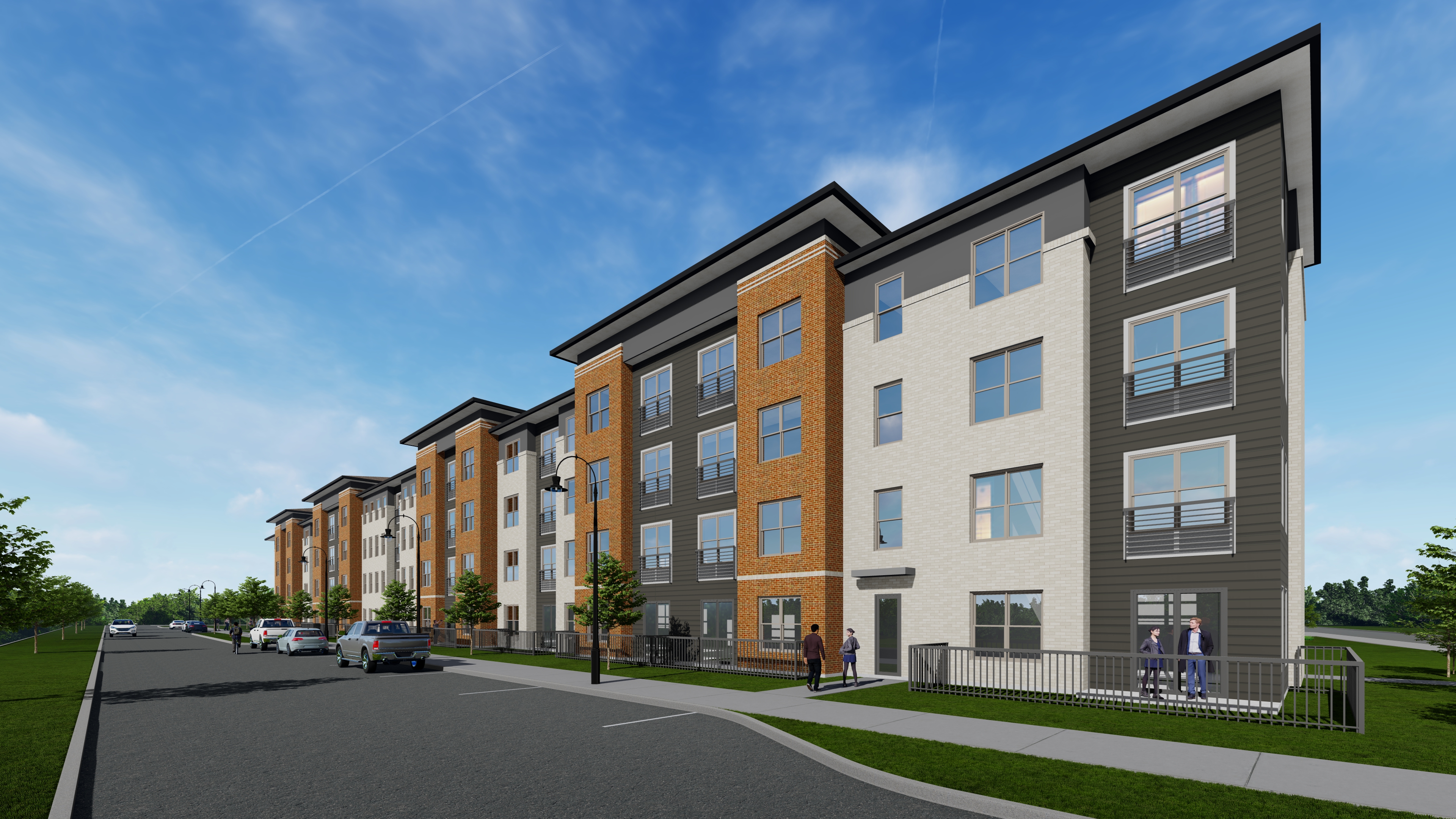 Altera Rayzor Ranch in Denton, Texas, is expected to add to Wood Partners' portfolio of mid-priced apartments with construction underway across markets in Florida, Georgia, and North Carolina. (Wood Partners)