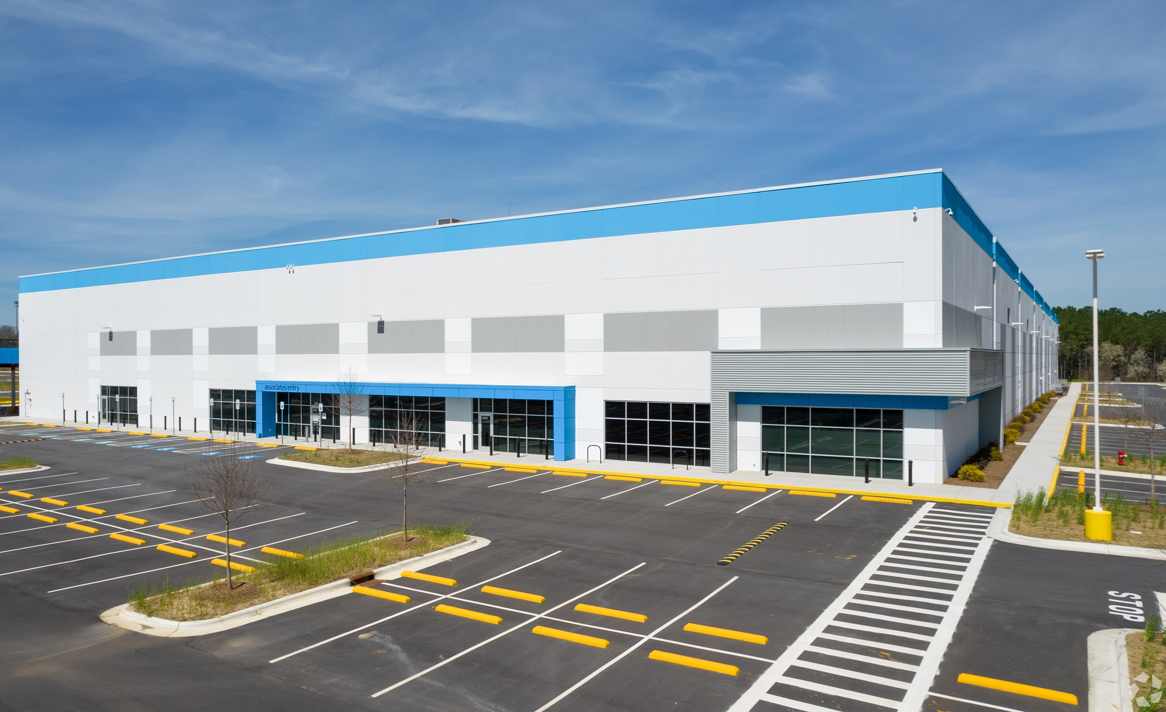 Amazon's last-mile delivery center on Bullock Farm Road opened in 2022. (CoStar)