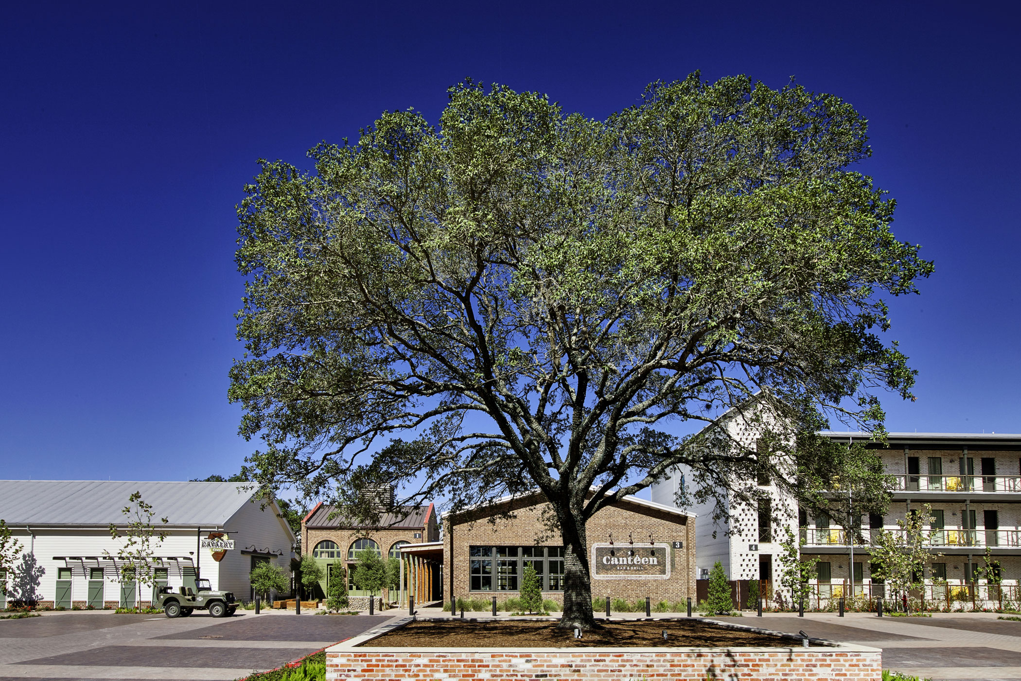 The Cavalry Court in College Station, Texas — home to Texas A&M University — is enticing locals with fun events during the summer, even though the area is more quiet. (Cavalry Court)