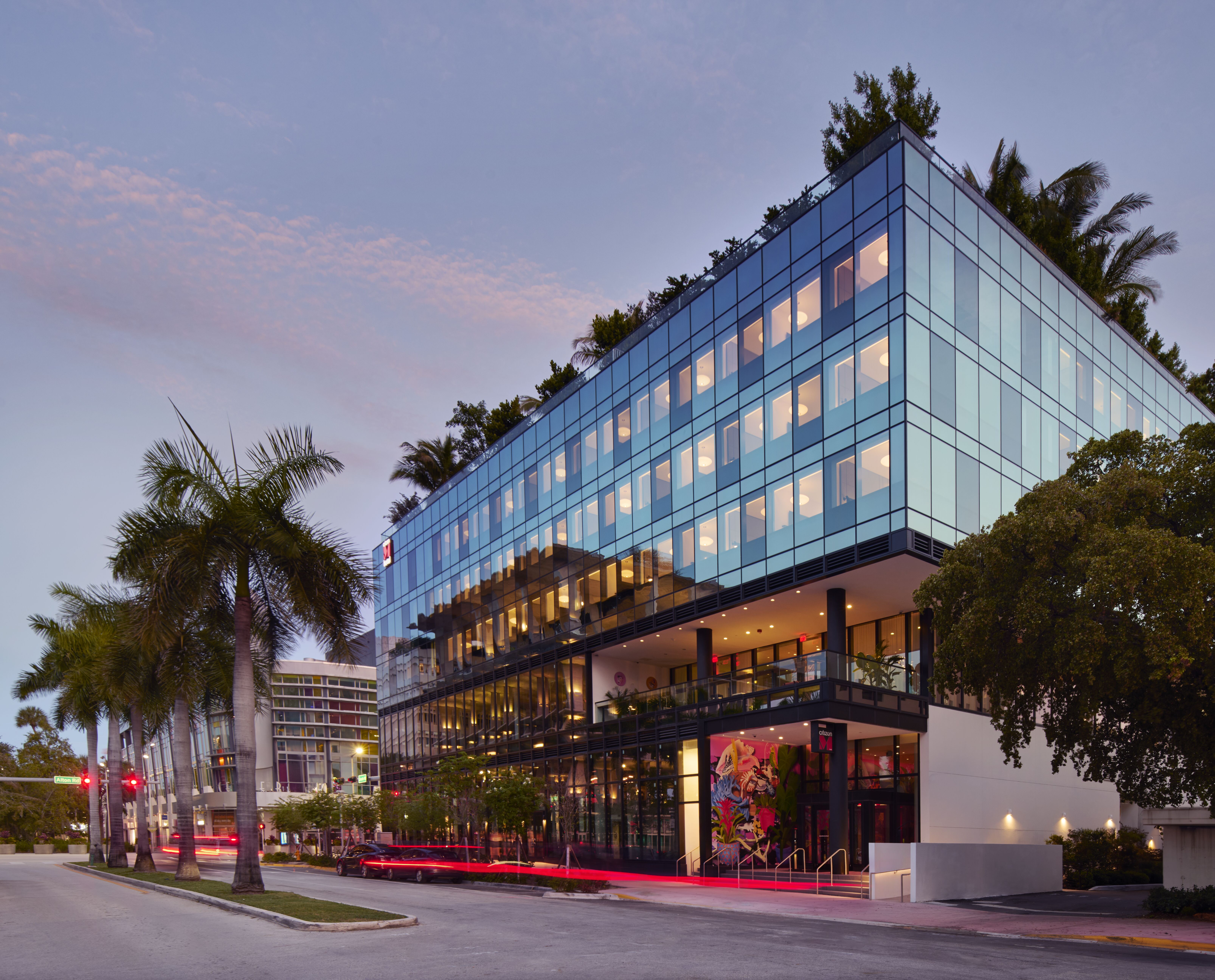 CitizenM has opened its third location in the Miami area. The hotel is situated along Lincoln Road, a major Miami Beach attraction. (CitizenM)