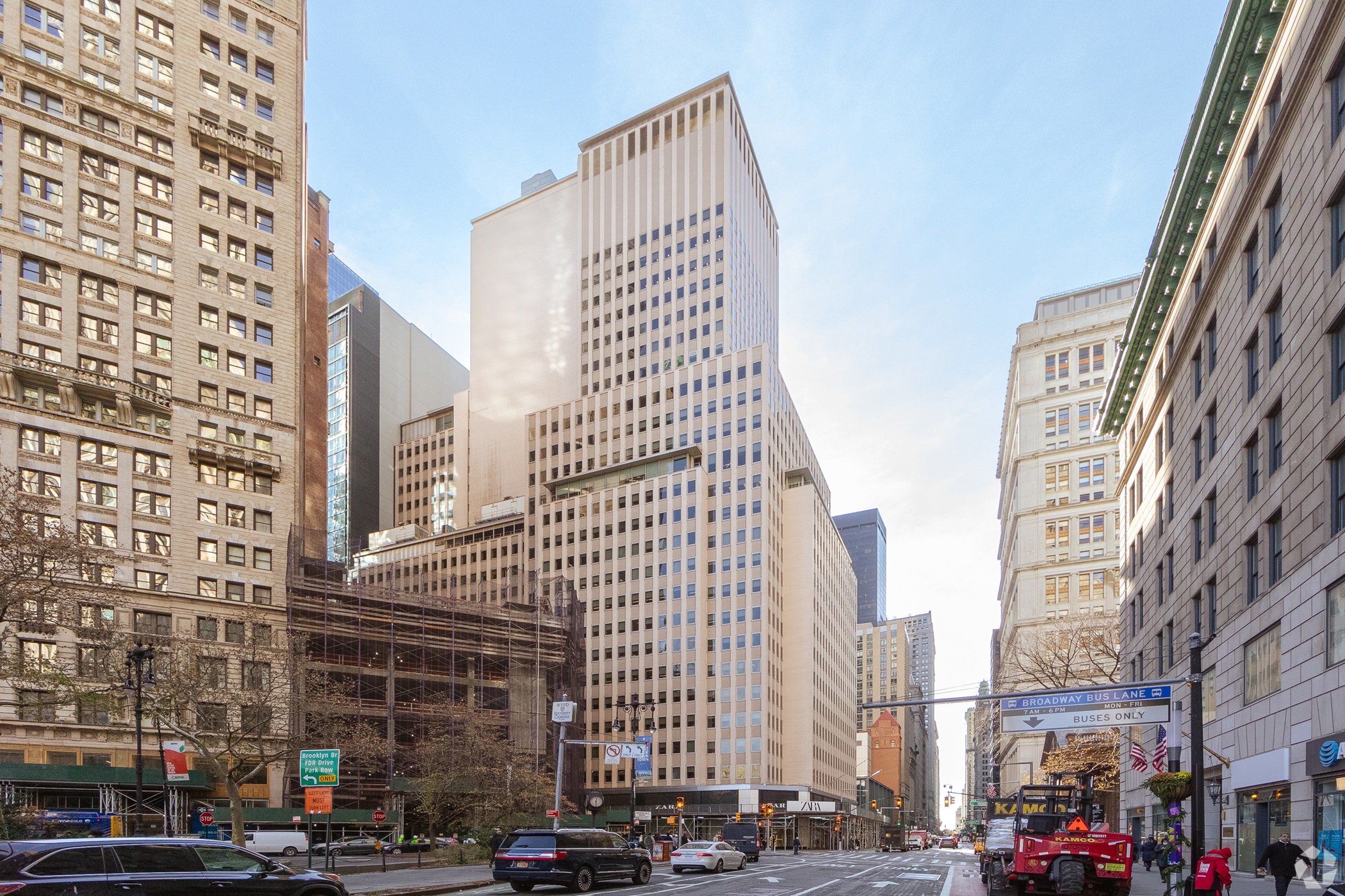 TPG’s second-quarter investments included two lower Manhattan office-to-residential conversions, including 222 Broadway. (CoStar)