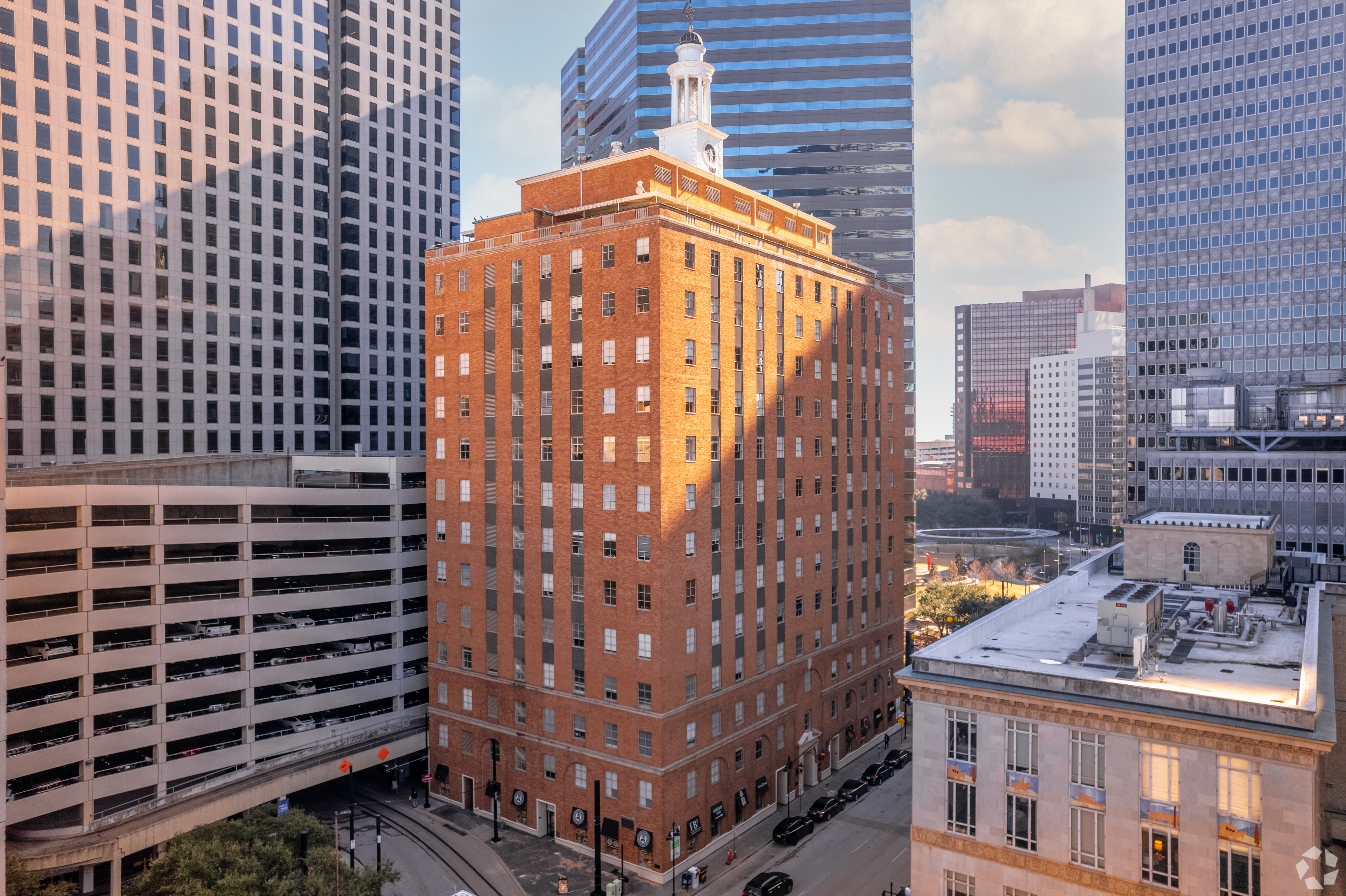 Construction on the redevelopment of The Hartford Building in downtown Dallas is expected to get started before fall, the owner said. (CoStar)