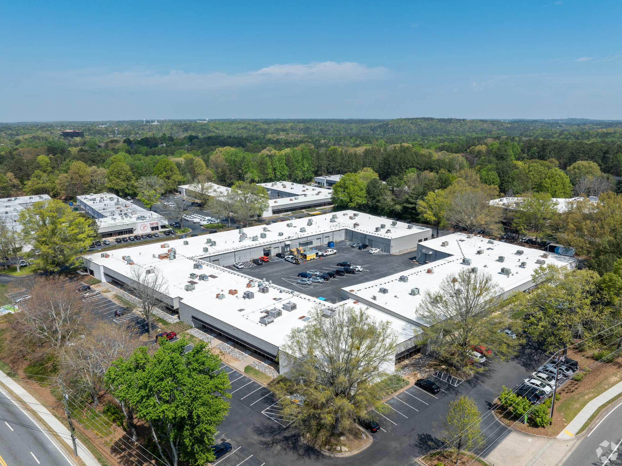 The Northridge Commons office park in the northern Atlanta suburbs is more than three-quarters leased. (CoStar)