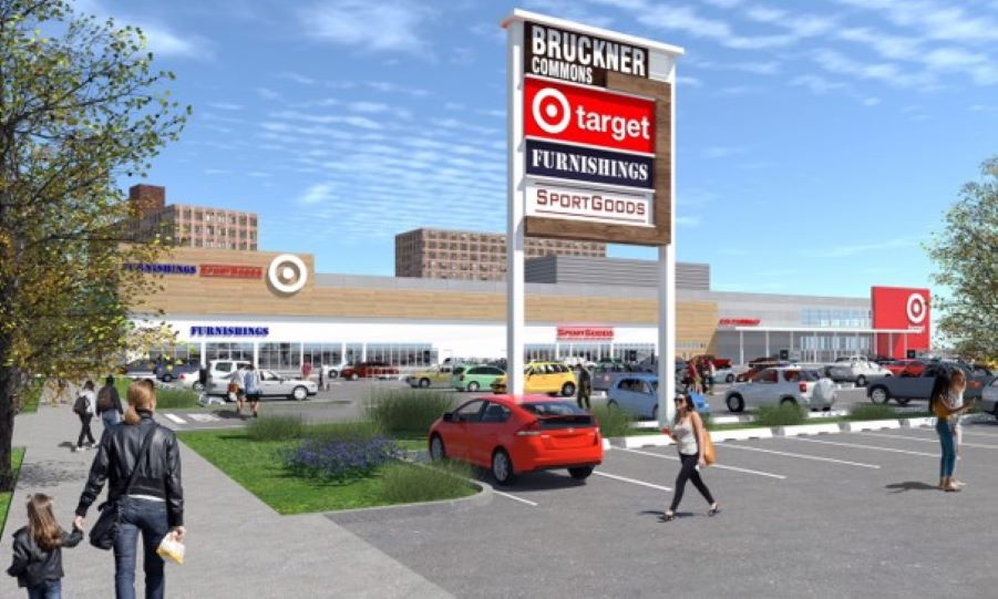Target will be exiting Bruckner Commons in the Bronx under a lease-termination deal, and BJ's Wholesale Club will be moving in. (CoStar)