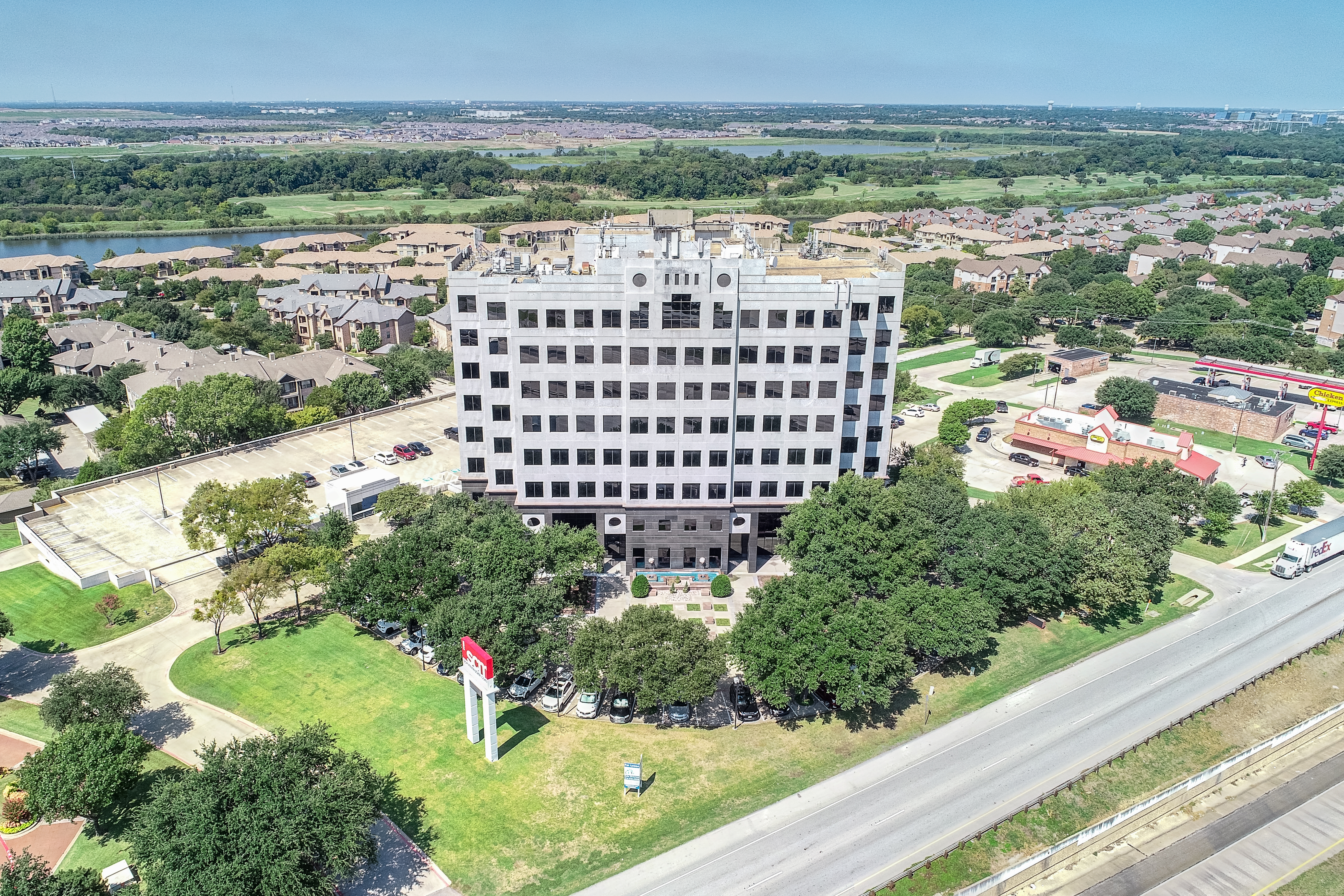 SkyWalker Property Partners recently sold this Dallas-area suburban office building. (CoStar)