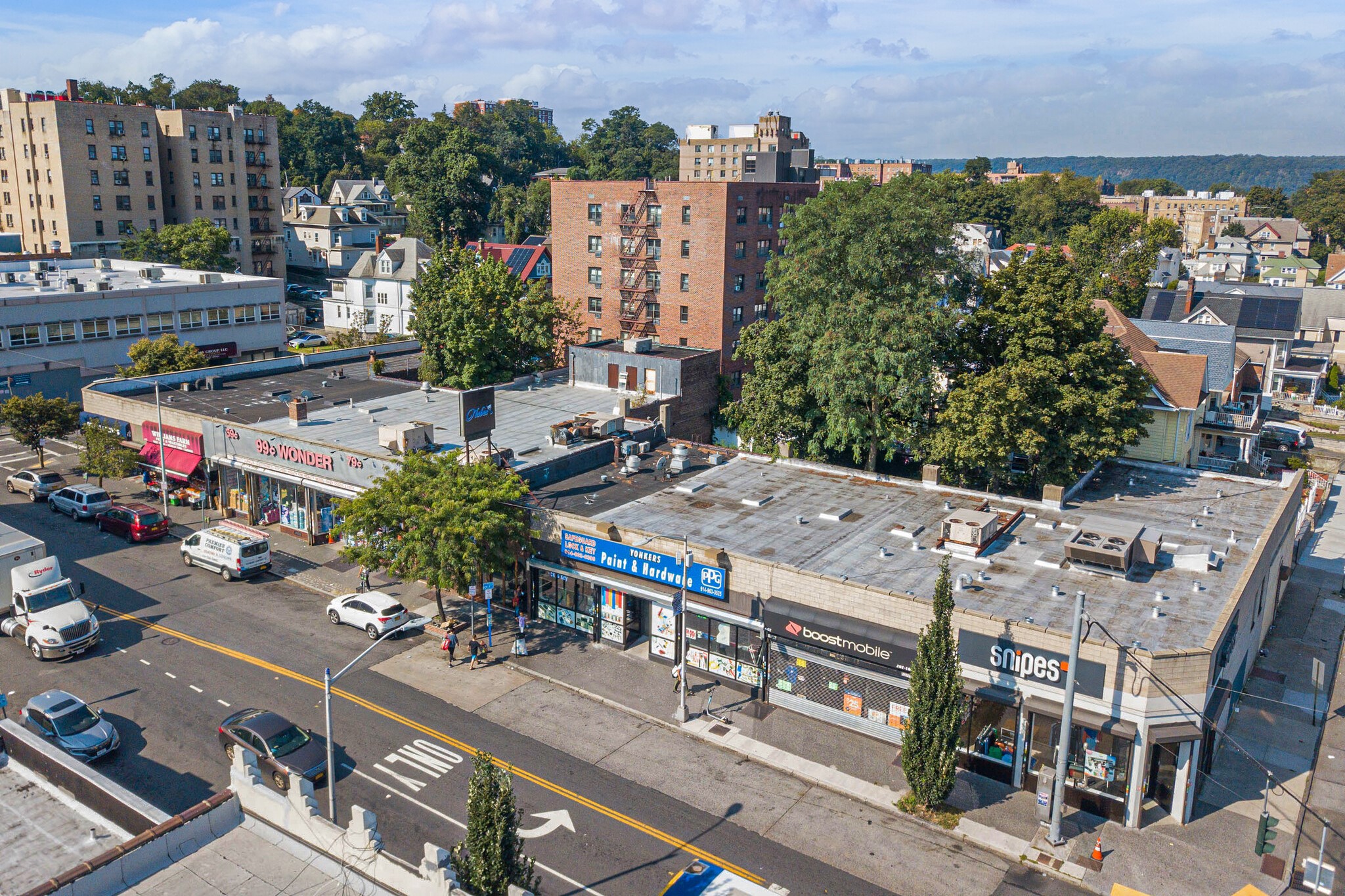 McDonald's sold this retail property that includes nine storefronts in Yonkers, New York, to a regional investor for $4.7 million. (Houlihan Lawrence Commercial)