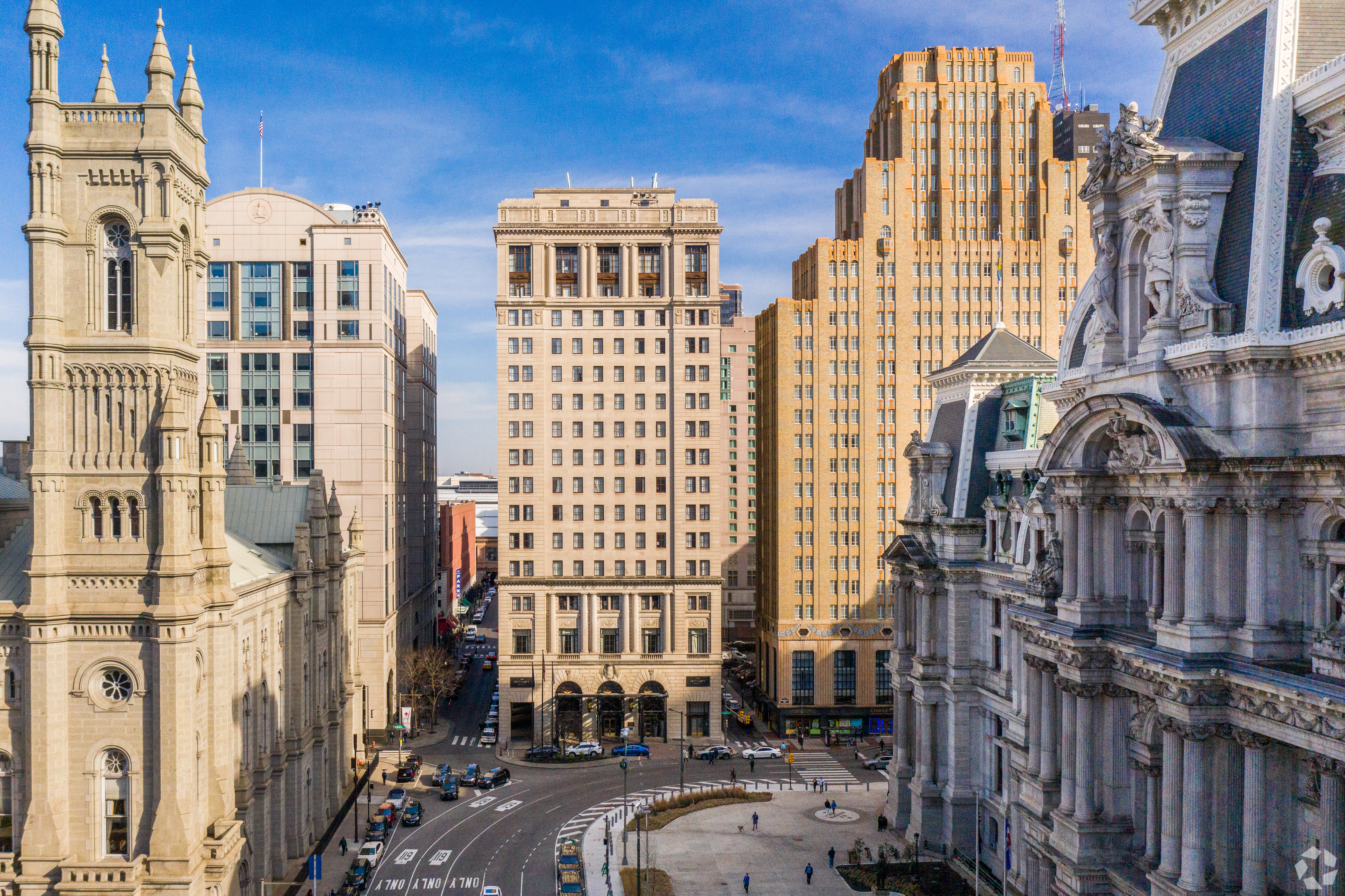 The Notary Autograph Collection in Philadelphia is part of five hotels backing a $363 million mortgage loan originating from JPMorgan Chase Bank. (CoStar)
