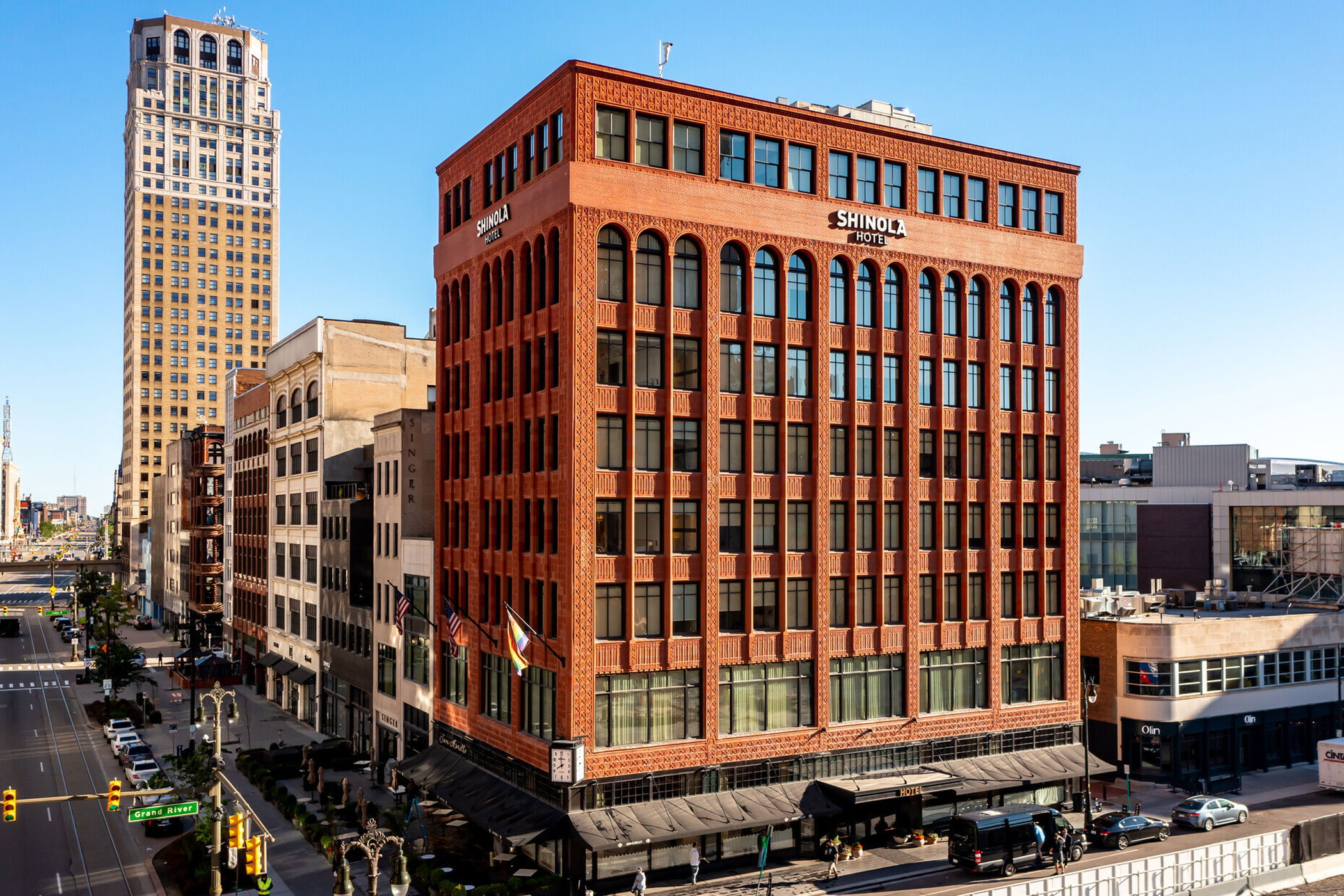 Operators of the Shinola Hotel in Detroit expect a slight slowdown during the late summer months but are confident that demand will pick up again between September and December. (CoStar) 