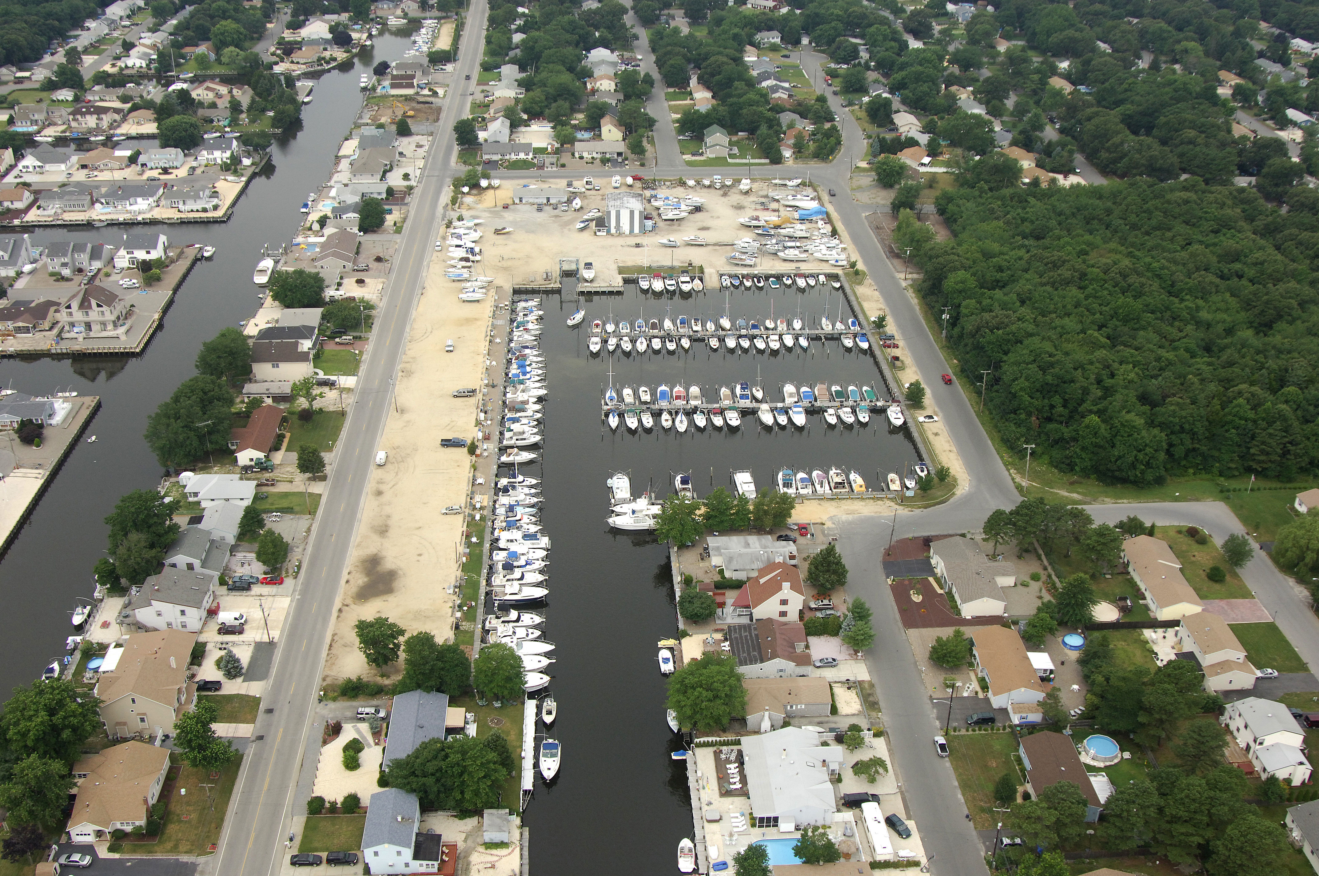 Laurel Harbor Marina and Yacht Club offers 156 boat slips. (Bielat Santore & Co.)