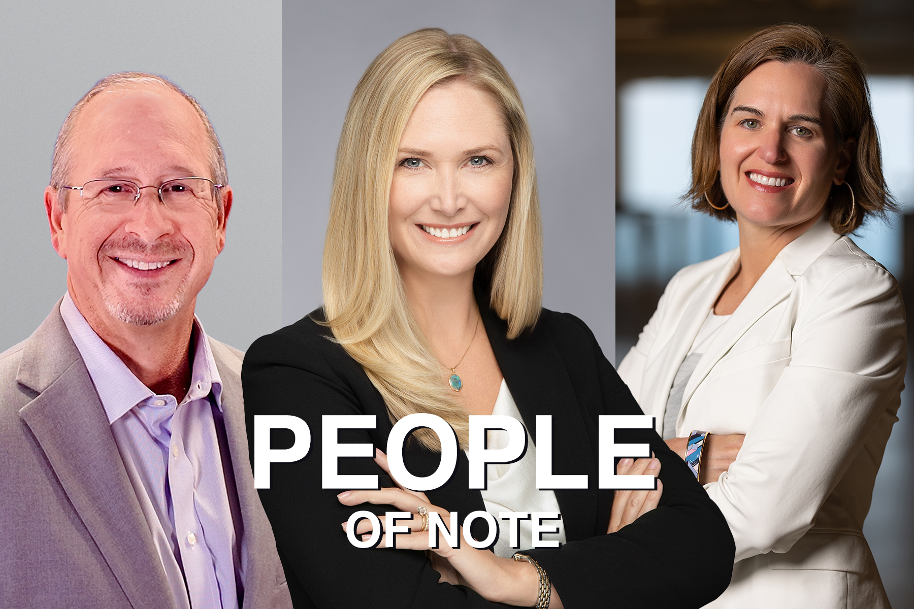 From left: Brad Lurie (ISS), Kelsey Shebay (Cushman & Wakefield), Lauren Holden (AEW)