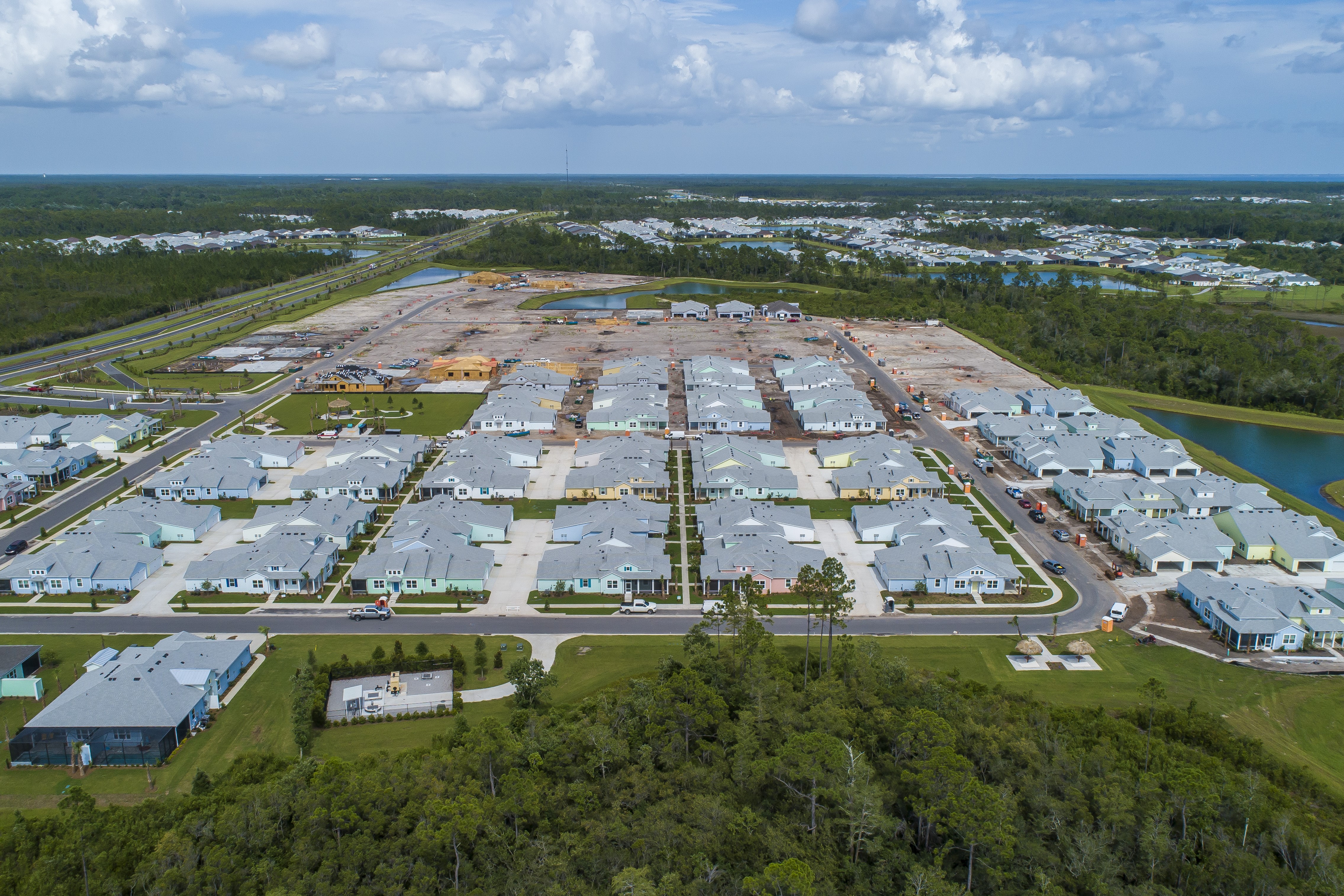 The St. Joe Co. is part of a joint venture building homes at Latitude Margaritaville Watersound in Panama City Beach. (St. Joe Co.)