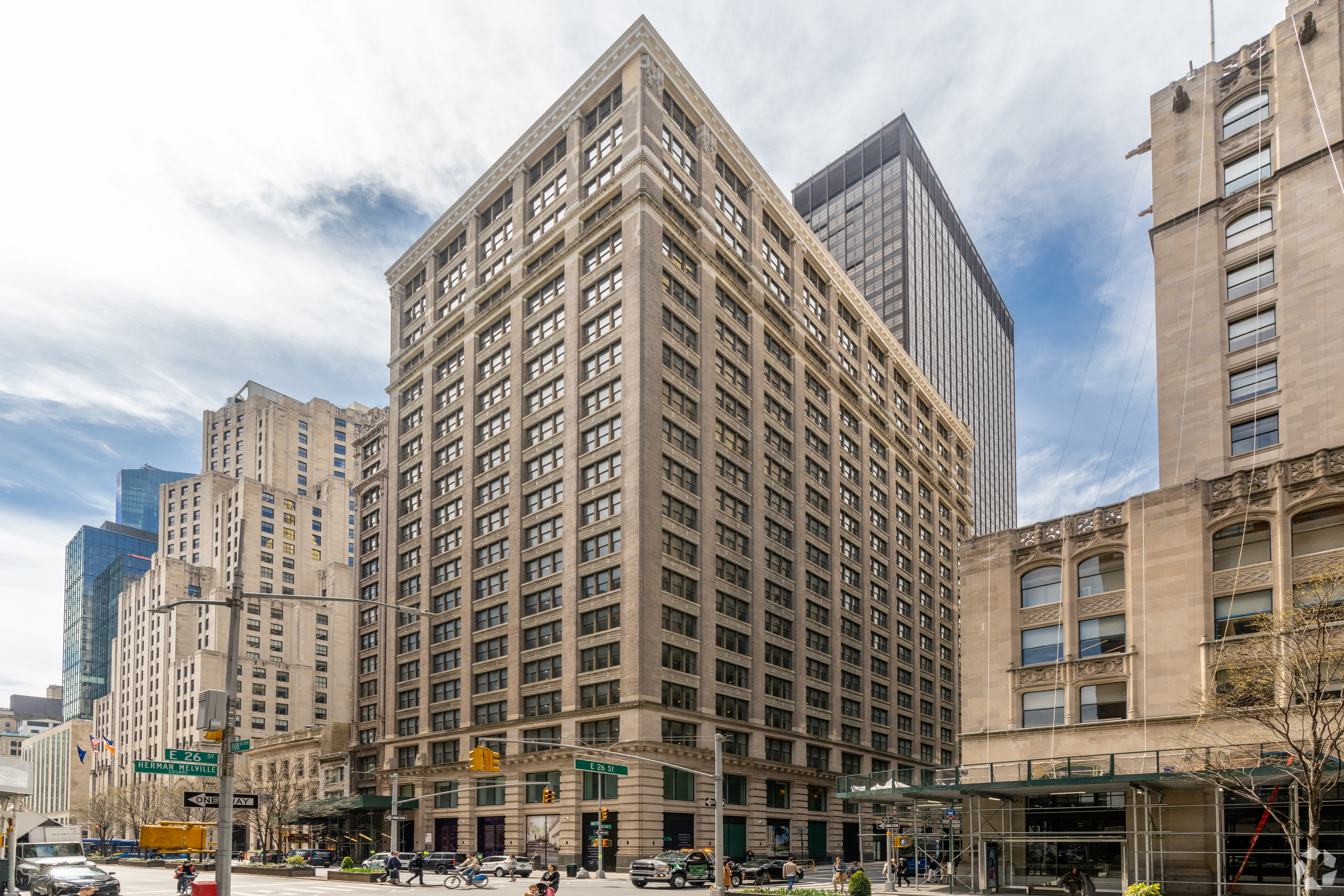 Owners of recently renovated buildings, such as BXP's 360 Park Ave. S in Manhattan, will be looking to capitalize on a generationally low level of new construction. (CoStar)