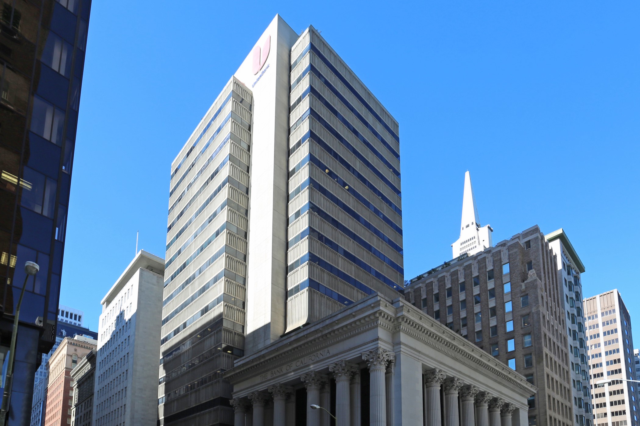 WeWork's 251,000-square-foot lease at 430 California St. in downtown San Francisco was one of the city's largest office deals when it was signed in 2018. (Anita Shin/CoStar)