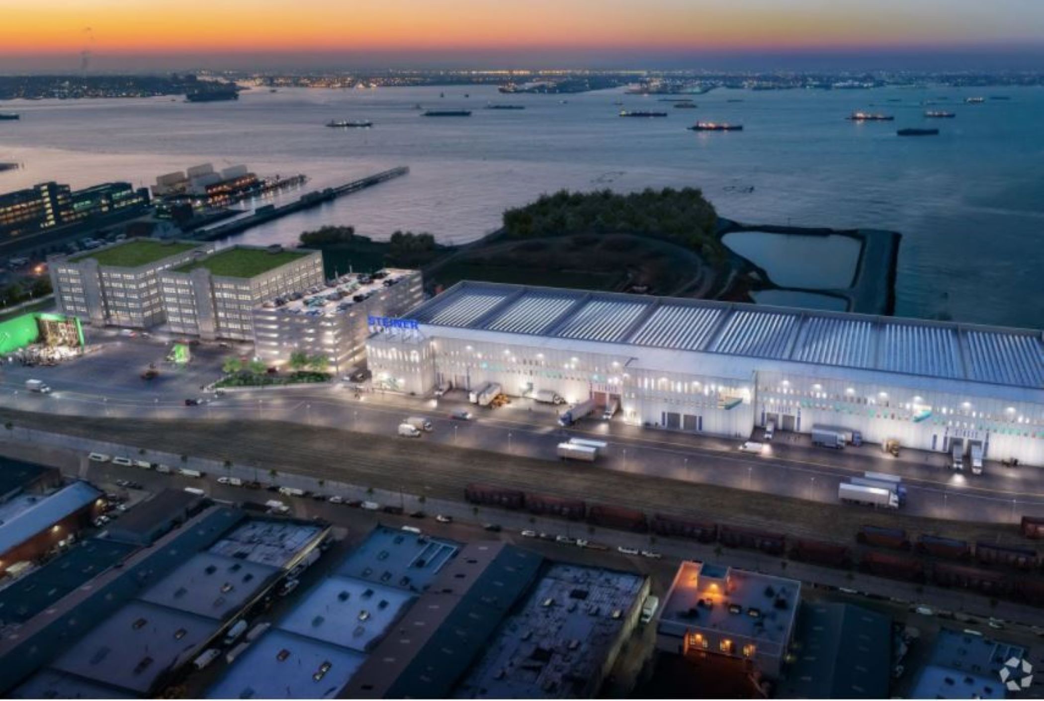 The New York tri-state area's film and television industry, with soundstages such as Steiner Studios at Brooklyn Navy Yard, is showing signs of recovery from the pandemic and labor strikes. (CoStar) 