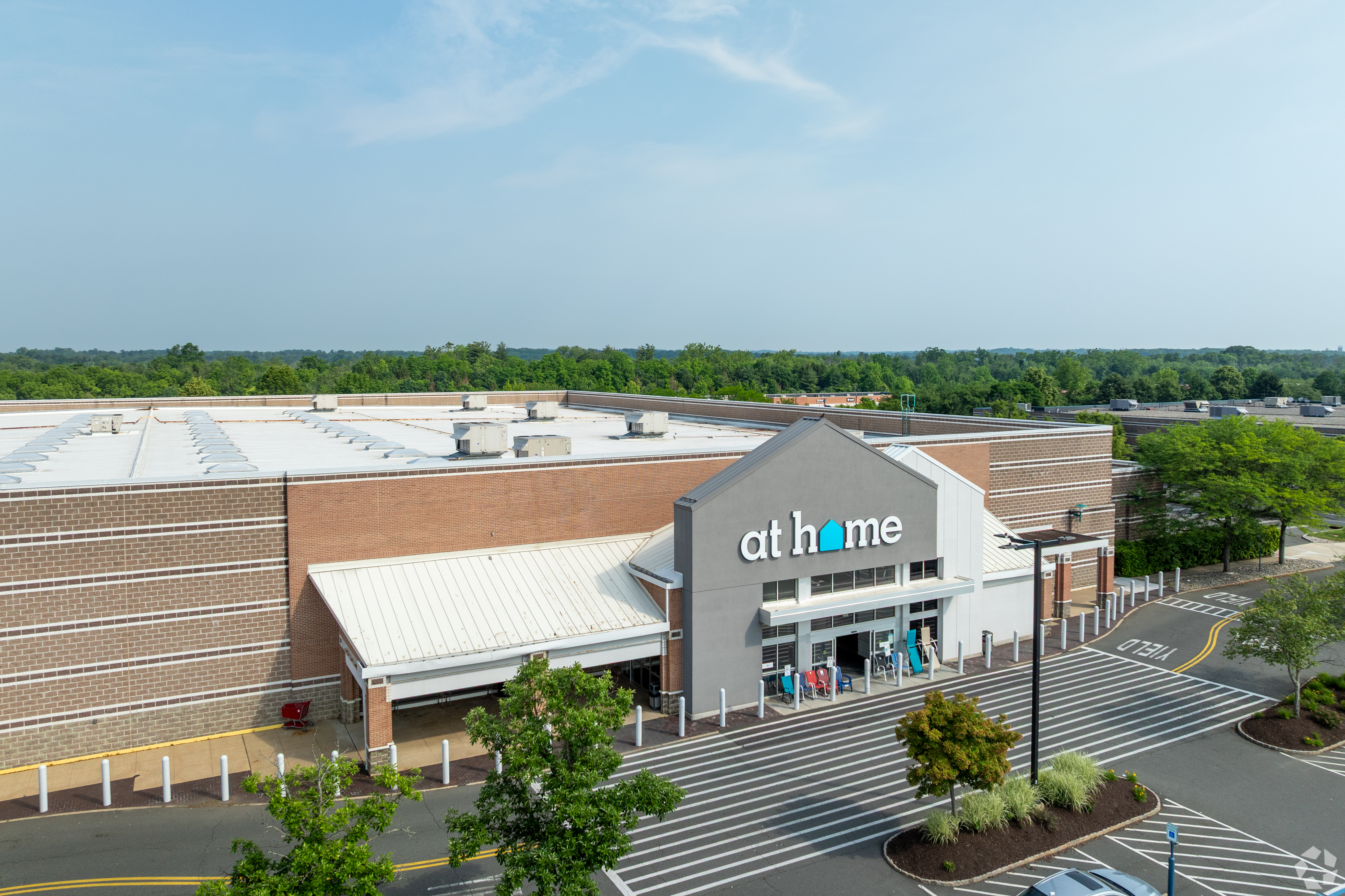 Retailer At Home plans to keep two of its stores open that it initially had on a closure list. One of those stores is located in Princeton, New Jersey, shown here. (CoStar)