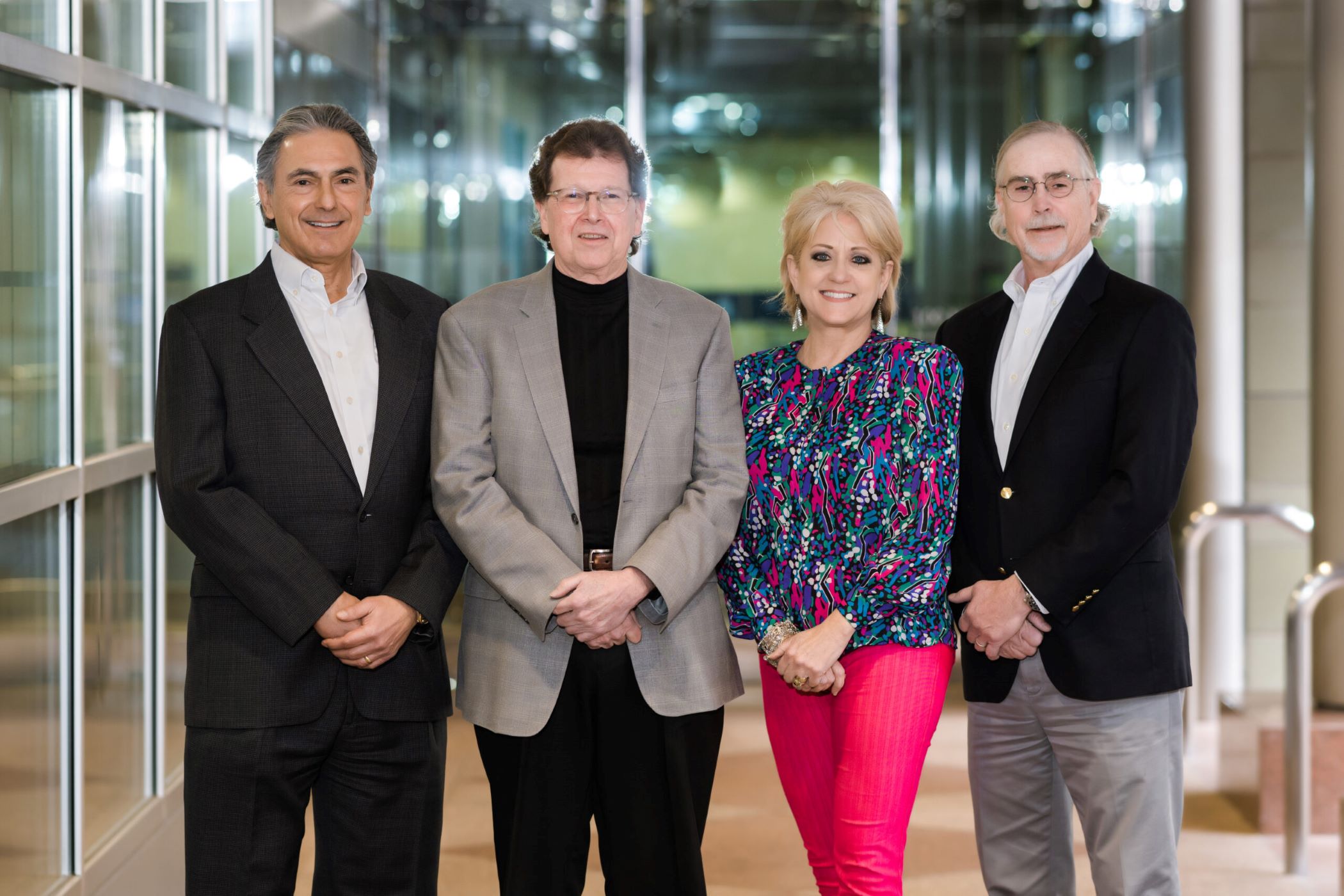 The Providence Commercial Real Estate Services team from left, Steve Garza, Dan Gostylo, Cheryl Real and Phil Crane. (Partners Real Estate)