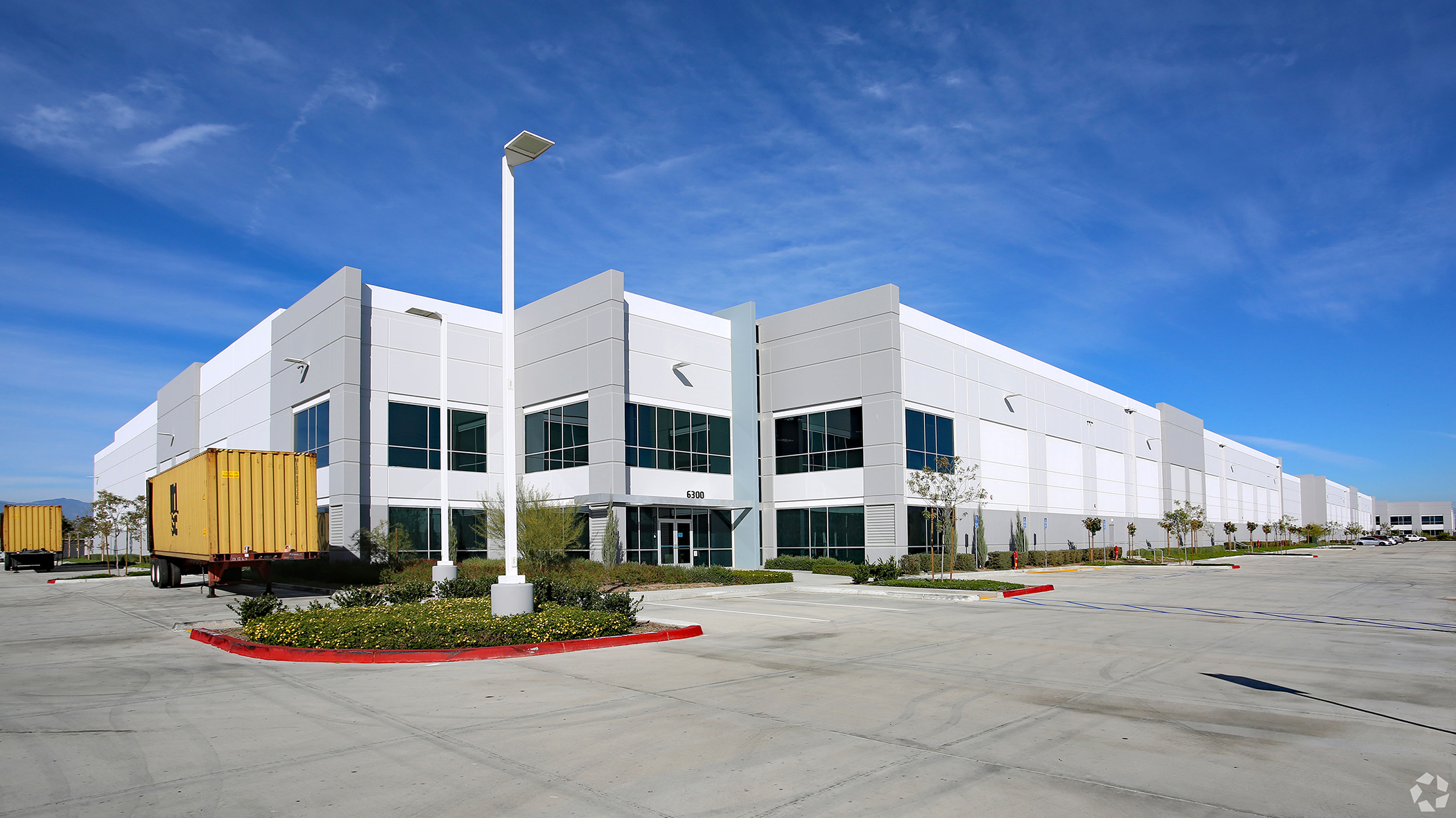 The warehouse at 6300 Providence Way in Eastvale, California, was built in 2017. (Nick Del Cioppo/CoStar)