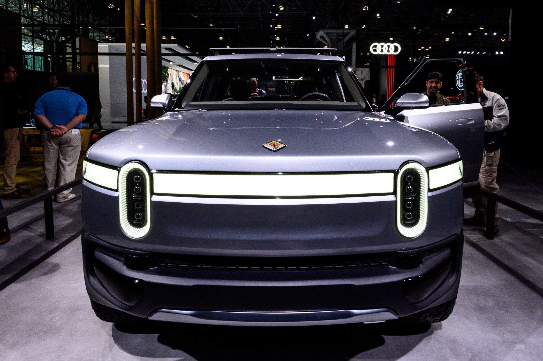 Rivian, which intends to build a $5 billion plant near Atlanta to make electric trucks and SUVs, leased space for a services center in Bothell, Washington. (Getty Images)