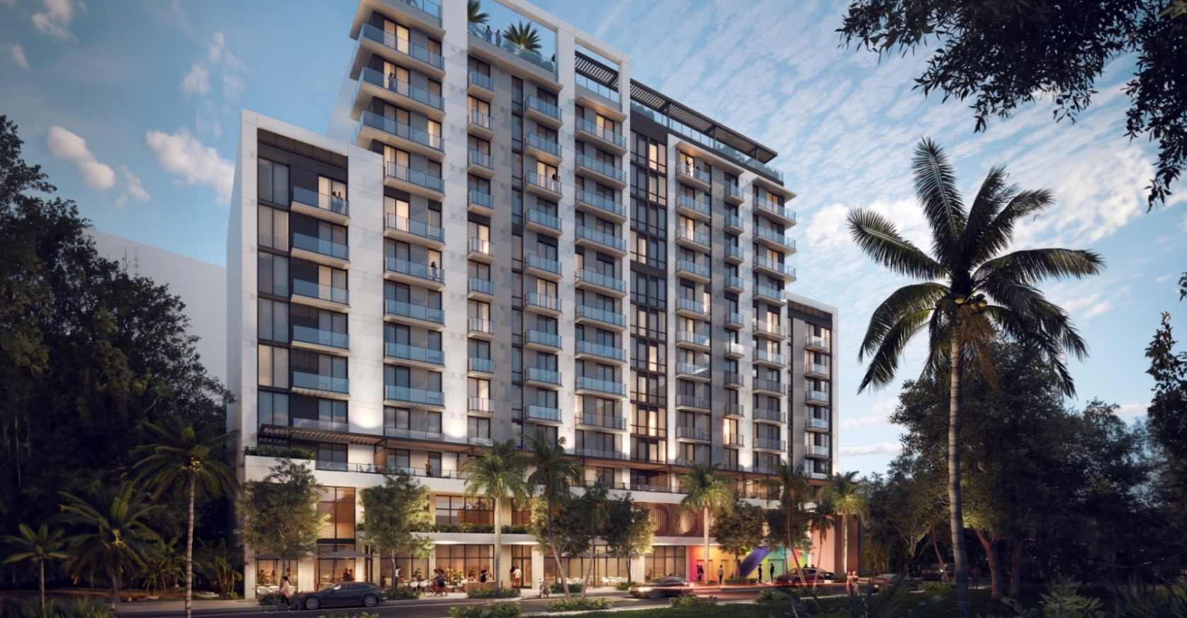 Domus Brickell Park has topped off in Miami's Brickell financial district. (North Development)