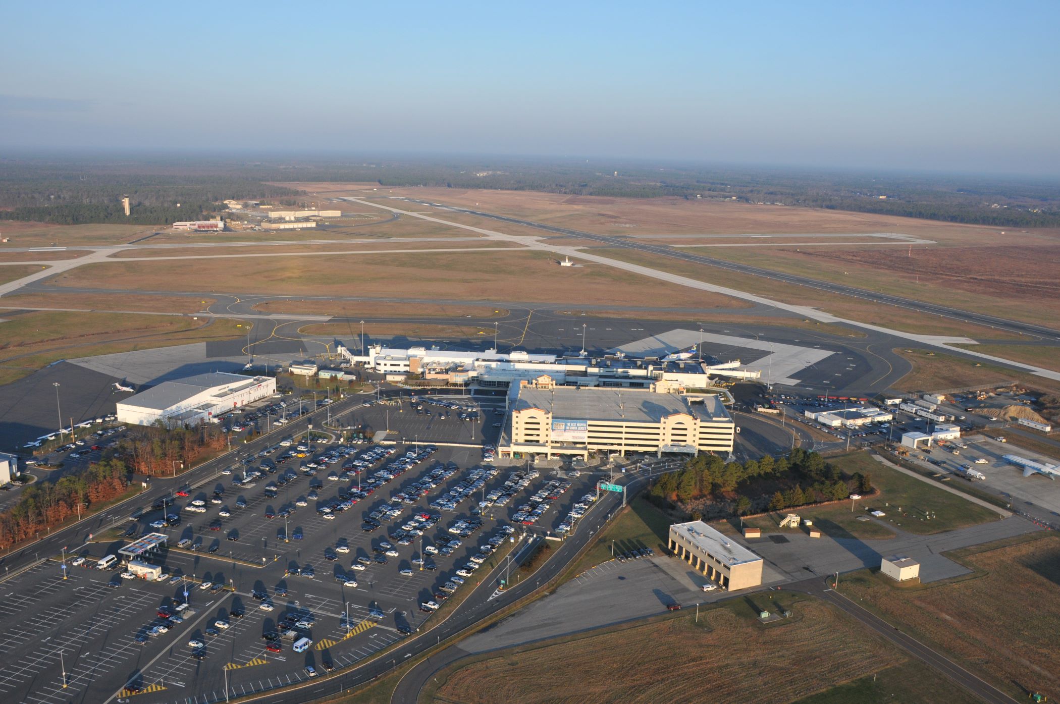 Atlantic City International Airport is the main airport serving Atlantic City, New Jersey. (South Jersey Transportation Authority) 