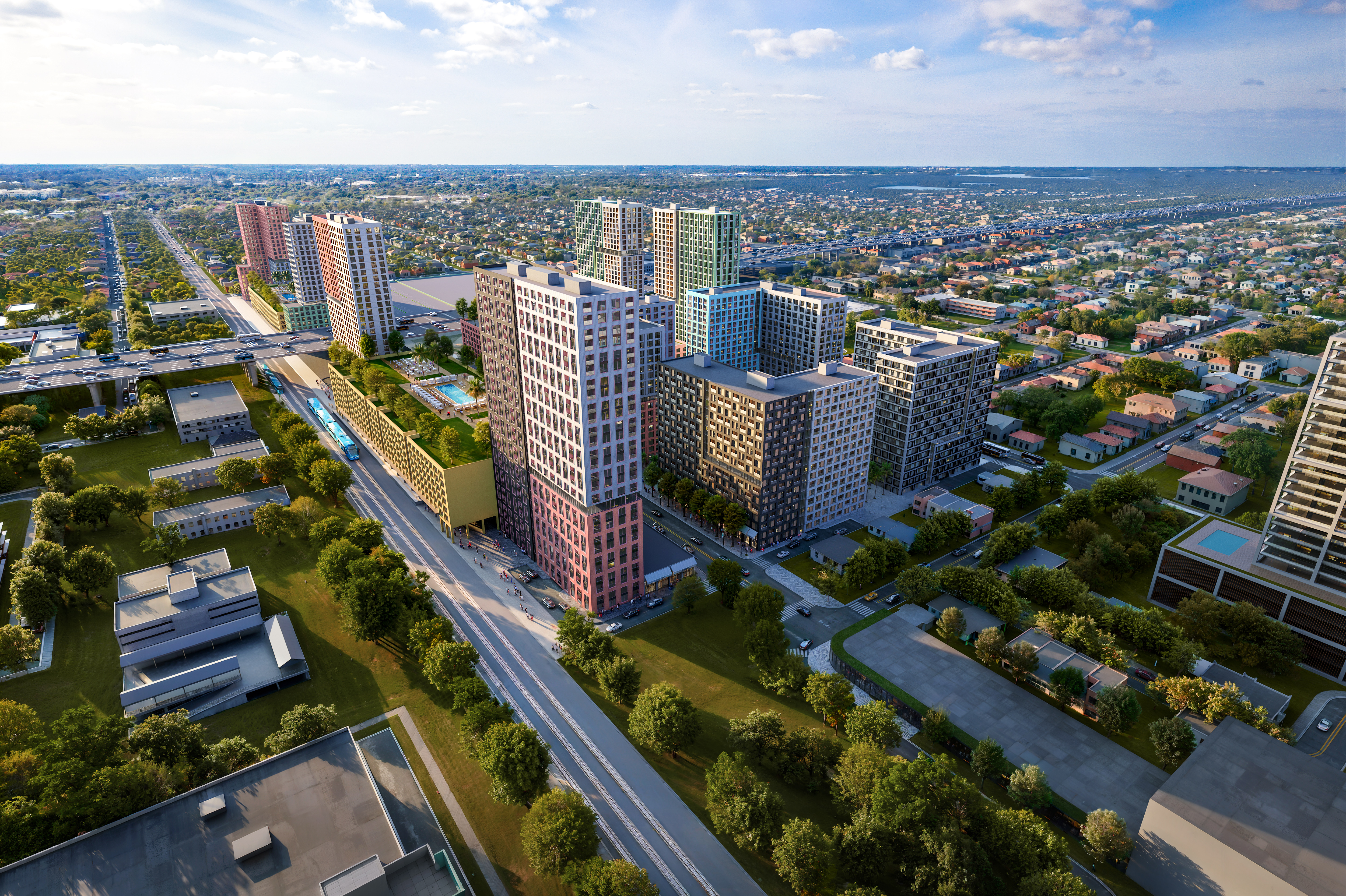 Miami-Dade County commissioners unanimously approved SG Holdings' plans for the $3 billion Little River District in the Little Haiti neighborhood. (SG Holdings)