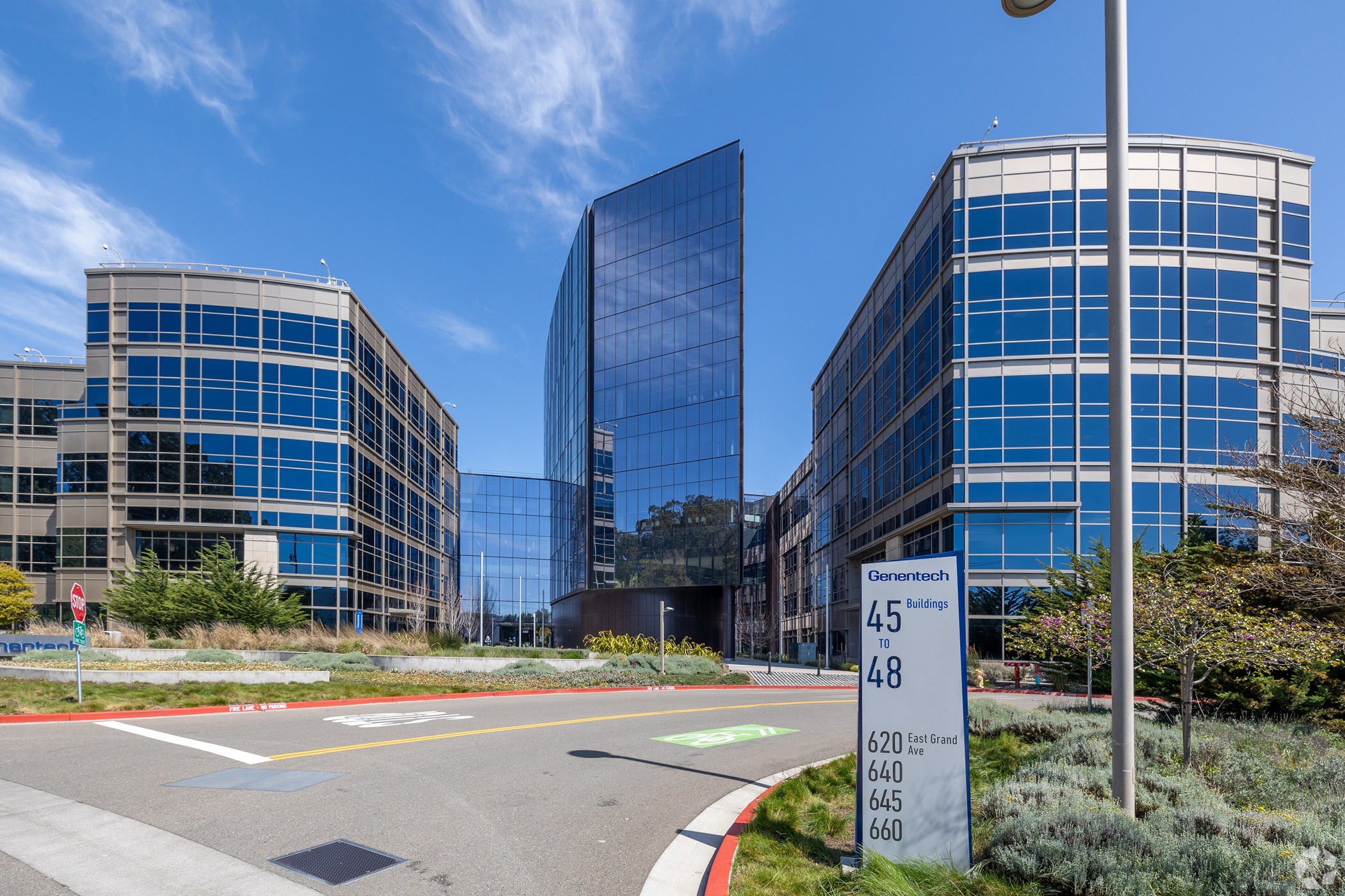 Genentech operates a large corporate campus in South San Francisco. (CoStar)
