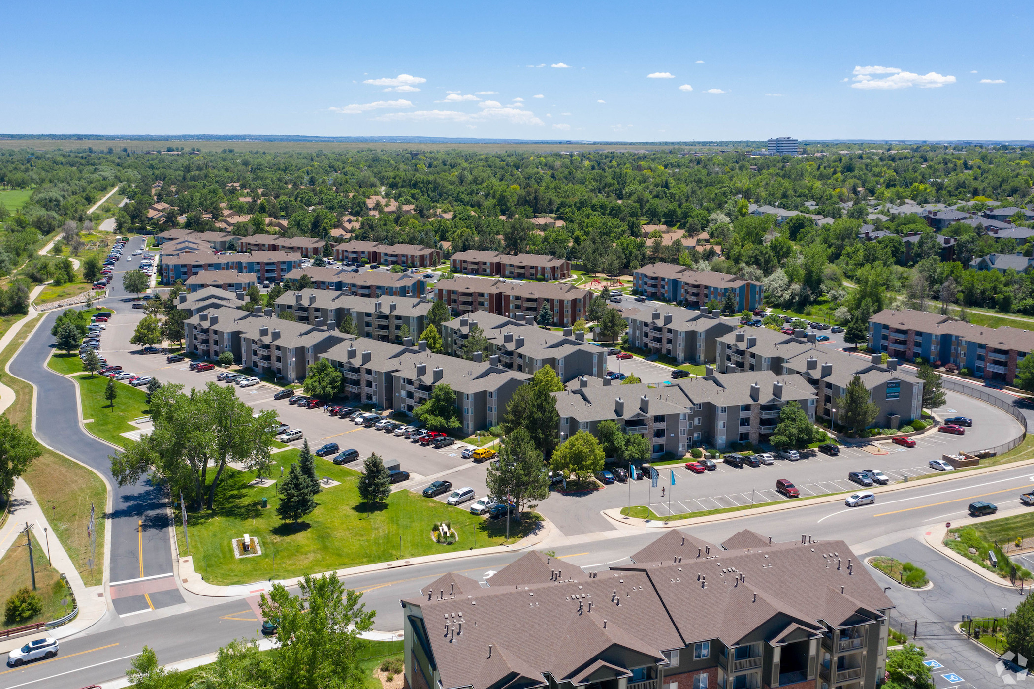 The Ascent Apartment Homes complex at 8400 Yale Ave. is next to Denver's Cherry Creek neighborhood, one of the most desirable and expensive in the Mile High City. (CoStar) 