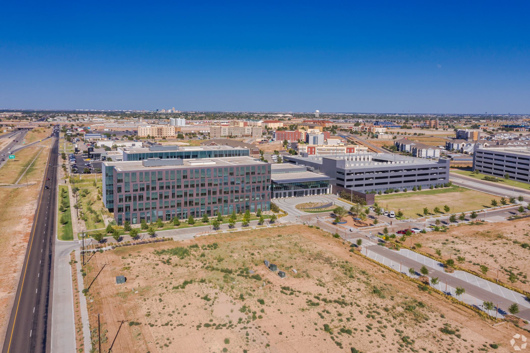 Occidental Petroleum agreed to buy Canada-based Carbon Engineering Ltd. in a $1.1 billion deal to bring a direct air capture plant online in West Texas's Permian Basin, where Occidental has offices, above. (CoStar)