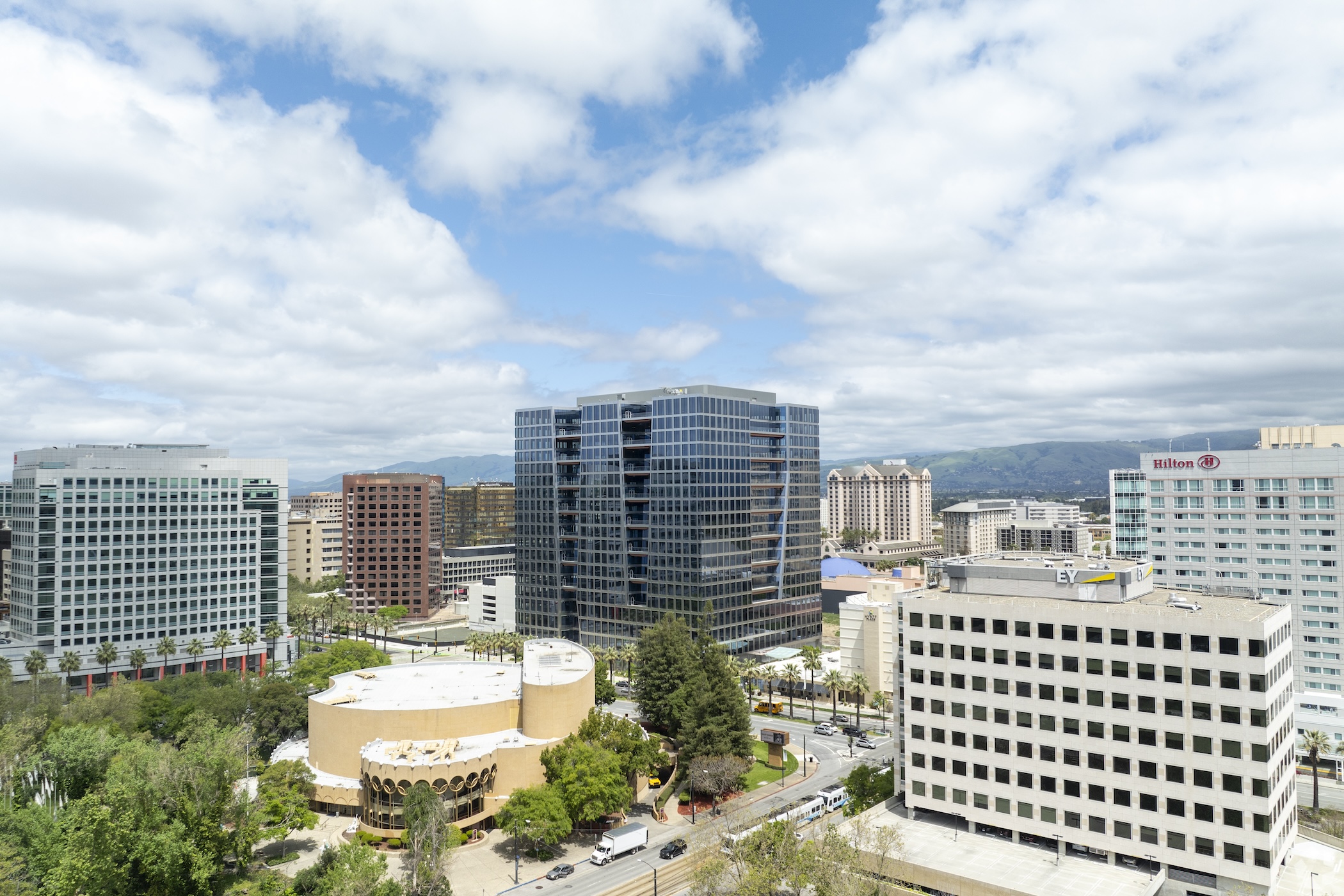 Office tenants that lease space in downtown San Jose, California, could be eligible for incentives such as free parking or tax breaks. (CoStar) 