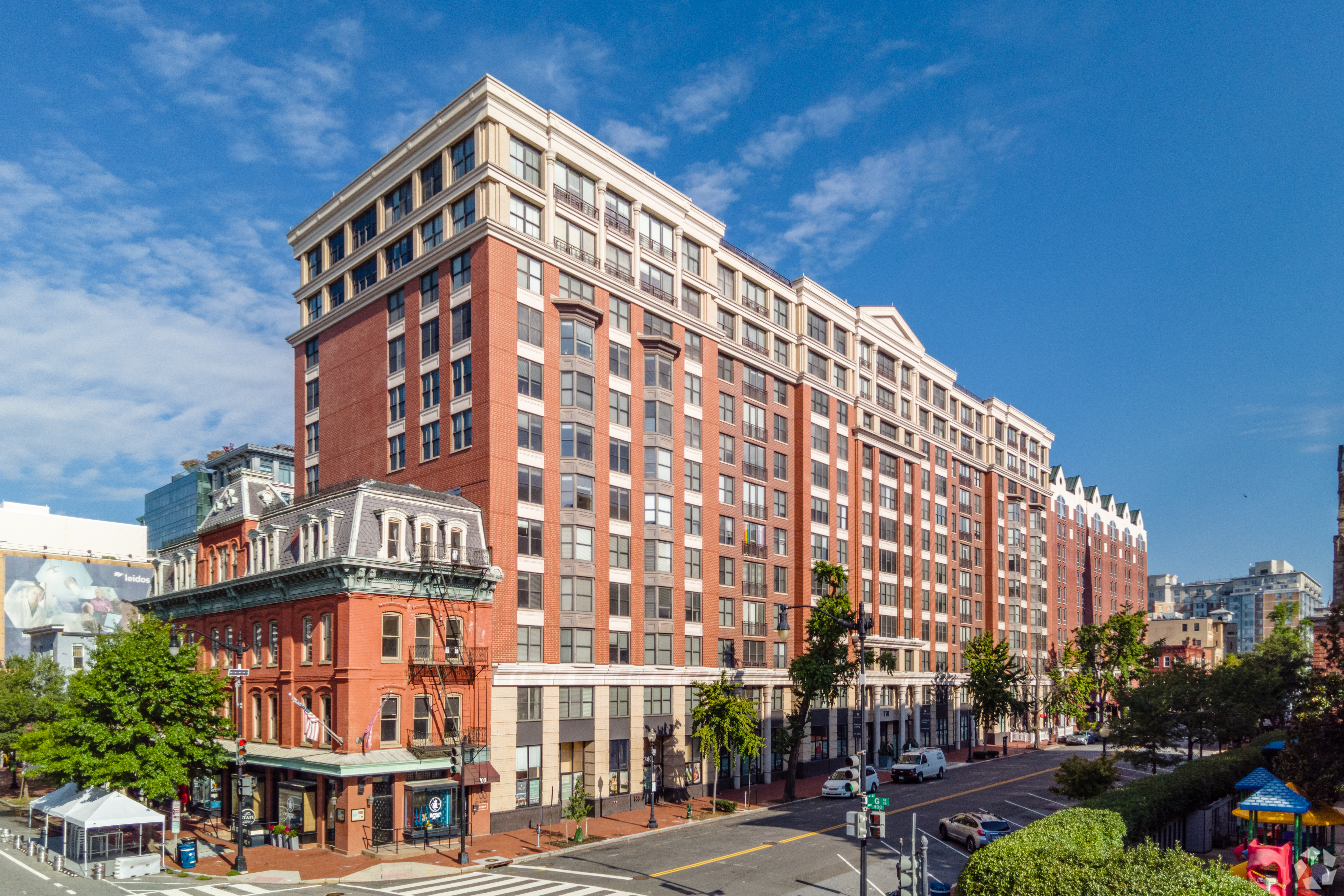 One of the Washington, D.C., properties that traded hands was 740-770 Fifth St. NW. (CoStar)