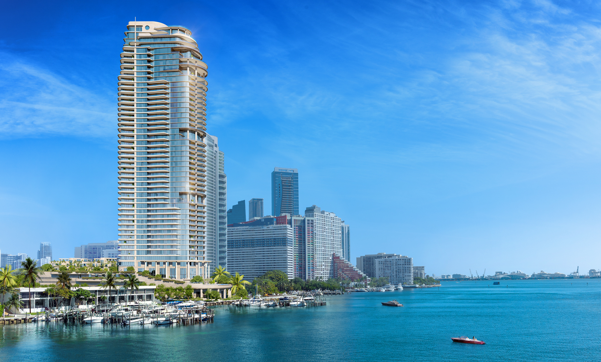 The St. Regis Residences is planned at 1809 Brickell Ave. in the mostly residential portion of Miami's famous Brickell neighborhood. (Binyan Studios)