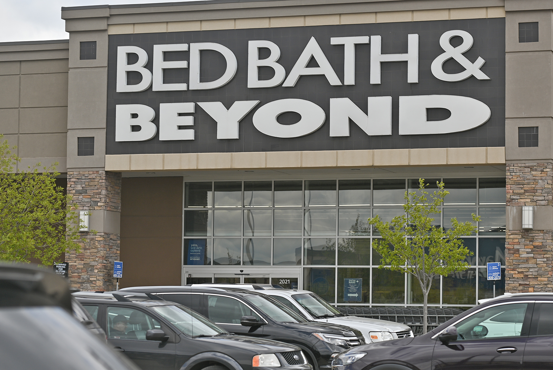 A Bed, Bath & Beyond location at RioCan's Colossus location in Edmonton, Alberta. (Getty Images)