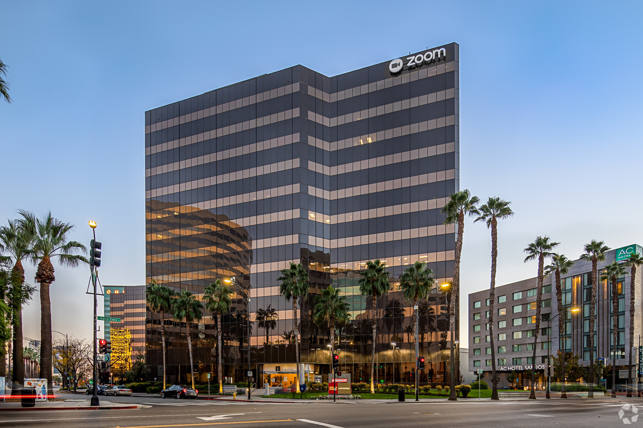 Zoom Communications, with headquarters in San Jose, California, pictured here, plans to open its first office in Greater Seattle. (CoStar)