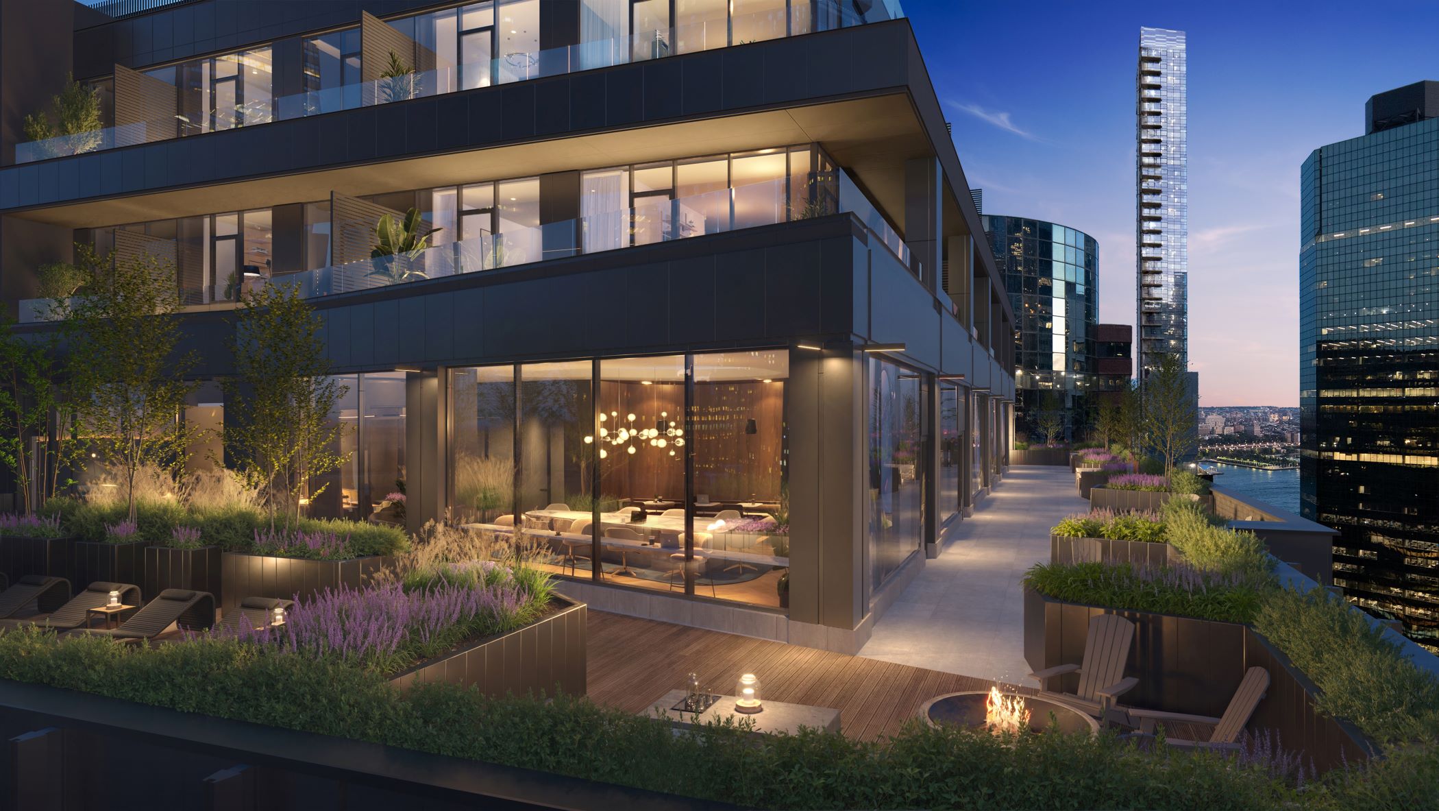 Pearl House features amenities such as outdoor terraces. (Williams New York)