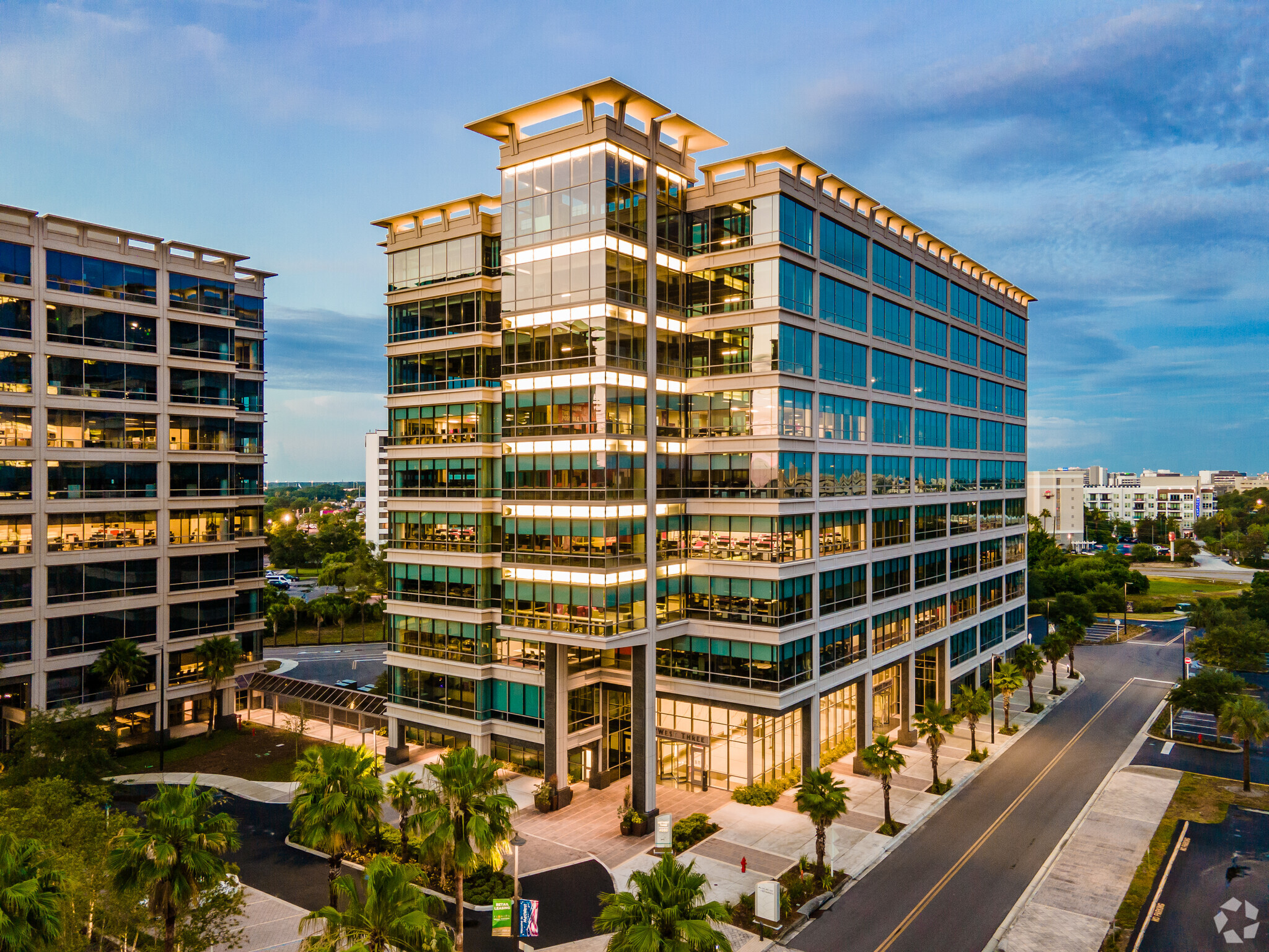 The building was completed in 2019 on over 1.1 acres in the Westshore office market of Hillsborough County. (CoStar)