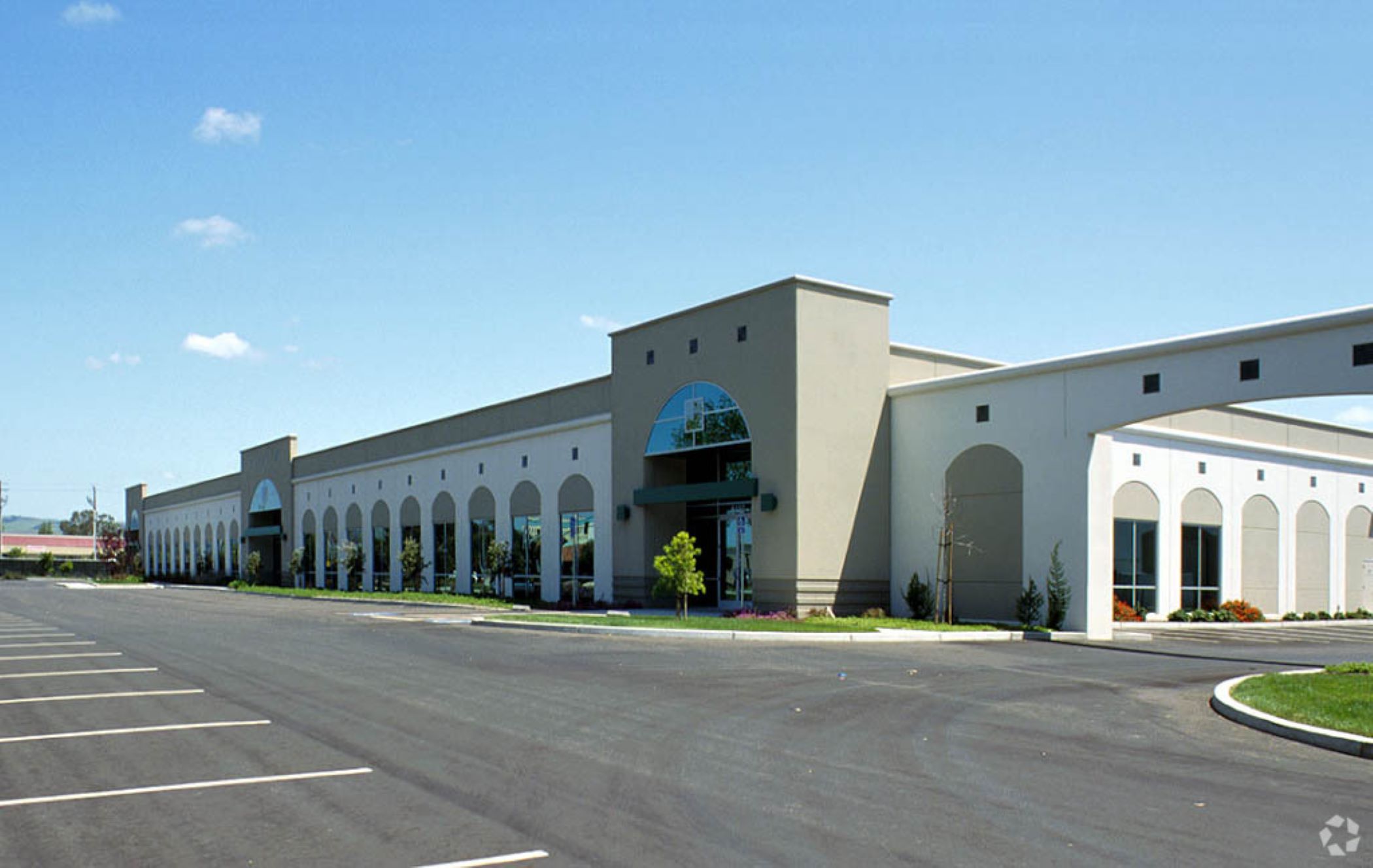 The former Men's Warehouse office complex in Fremont, California, was an industrial property 10 years ago. (CoStar)