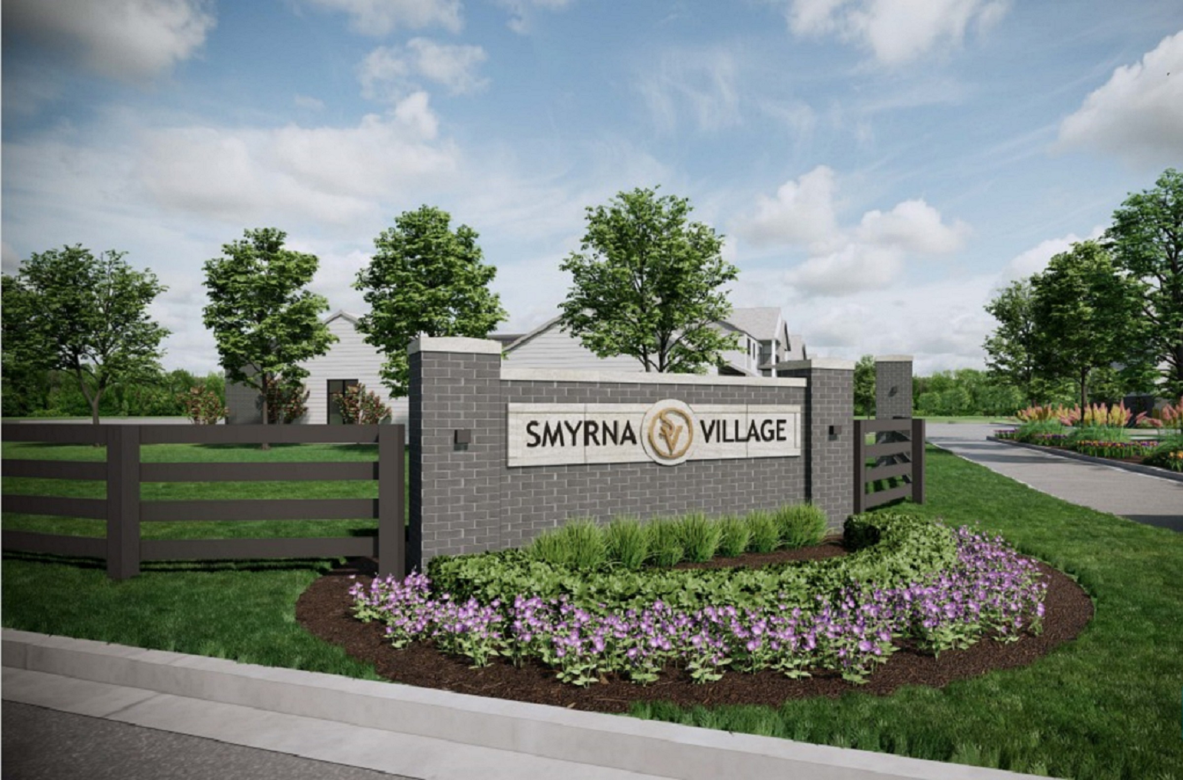 Smyrna Village will be built in Louisville, Kentucky, and is expected to have expansive community green spaces and on-site amenities. (DKN Architects)