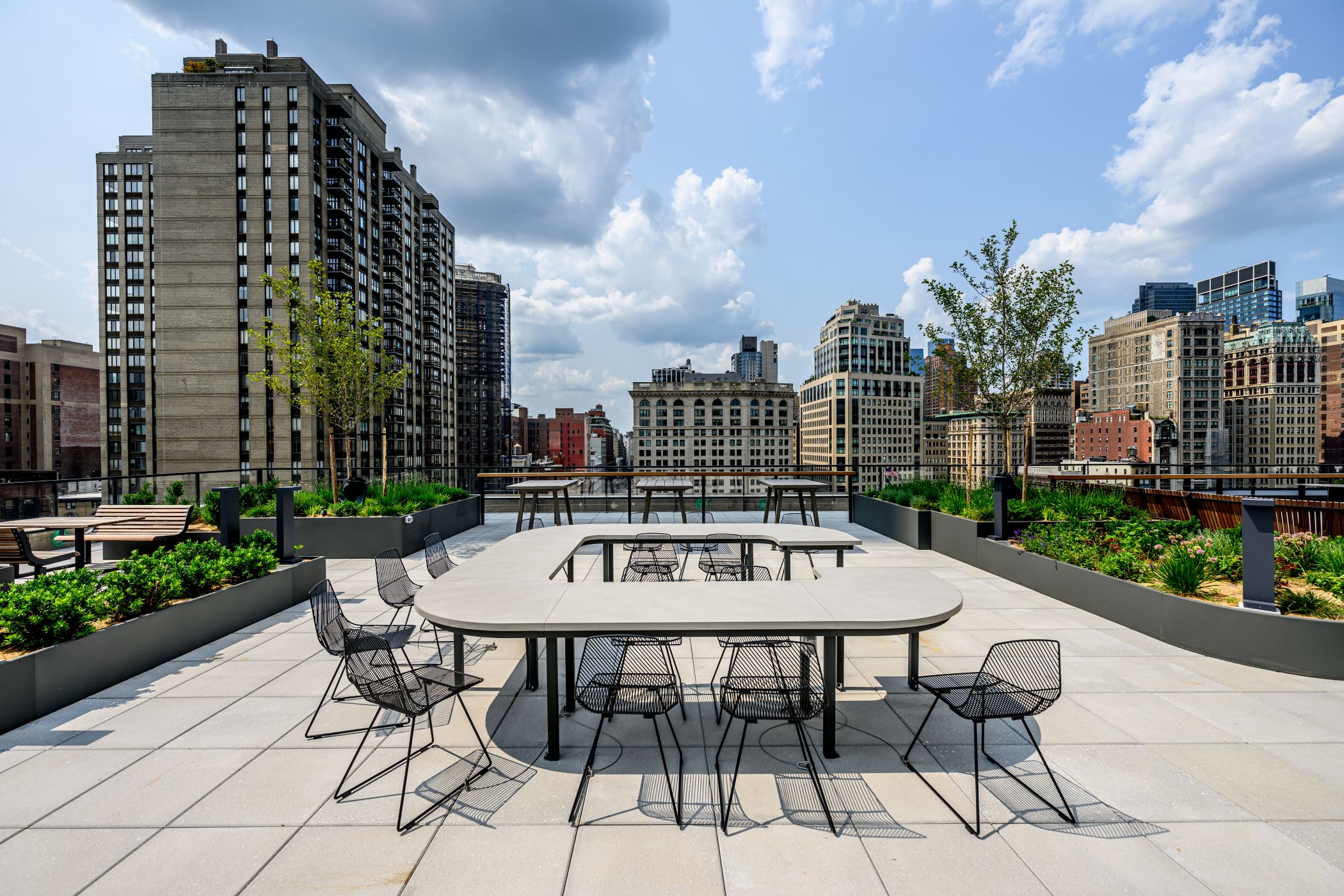 IBM’s outdoor terrace is billed as the largest usable commercial office terrace in New York. (IBM)