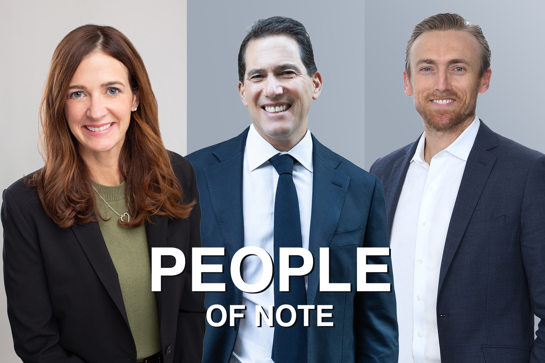 From left: Sarah Pettigrew (Cushman & Wakefield), Drew Anderman (CBRE), Matt Stewart (JLL)