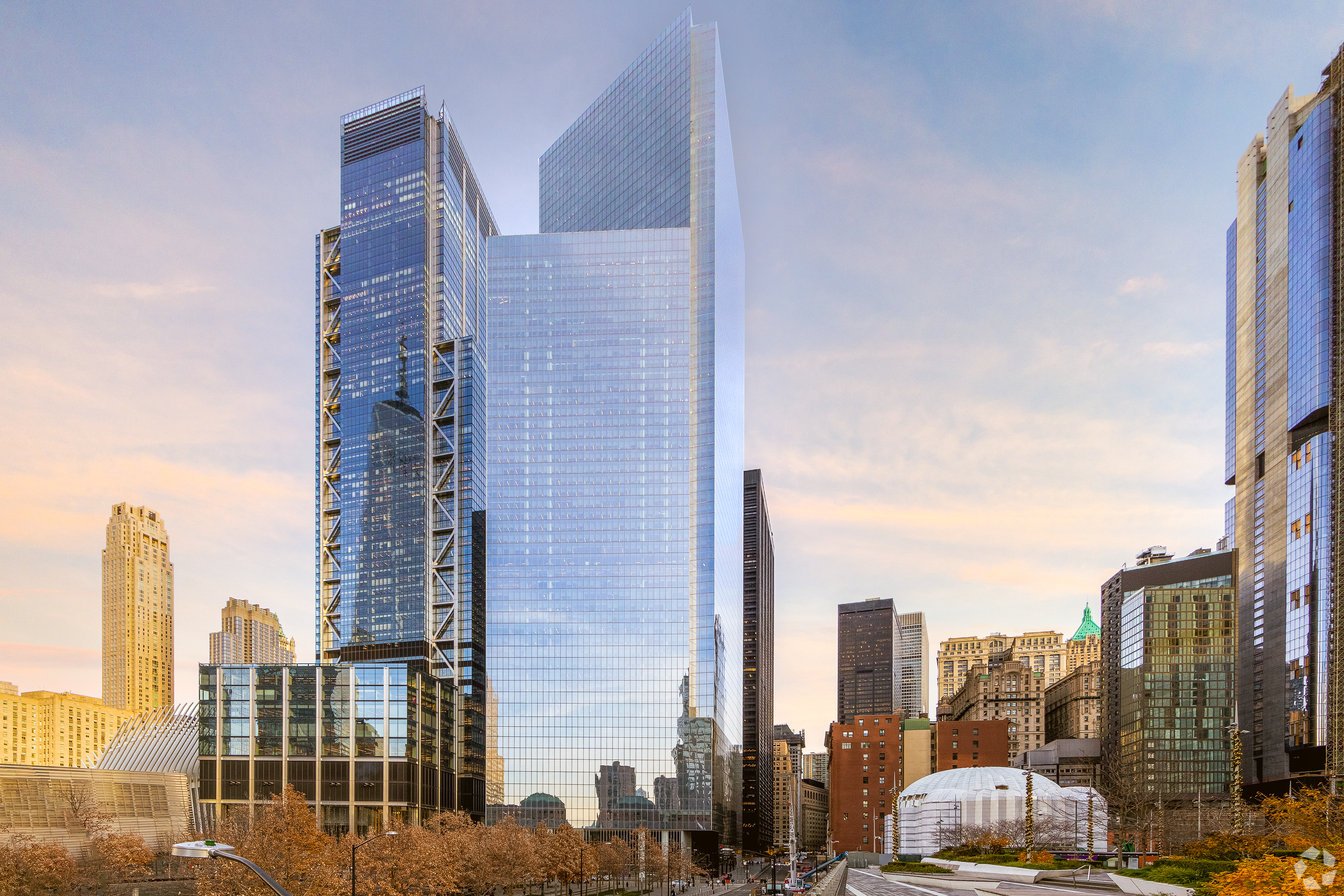 Rippling has agreed to sublease 68,680 square feet on the 59th and 60th floors of 4 World Trade Center. (CoStar)