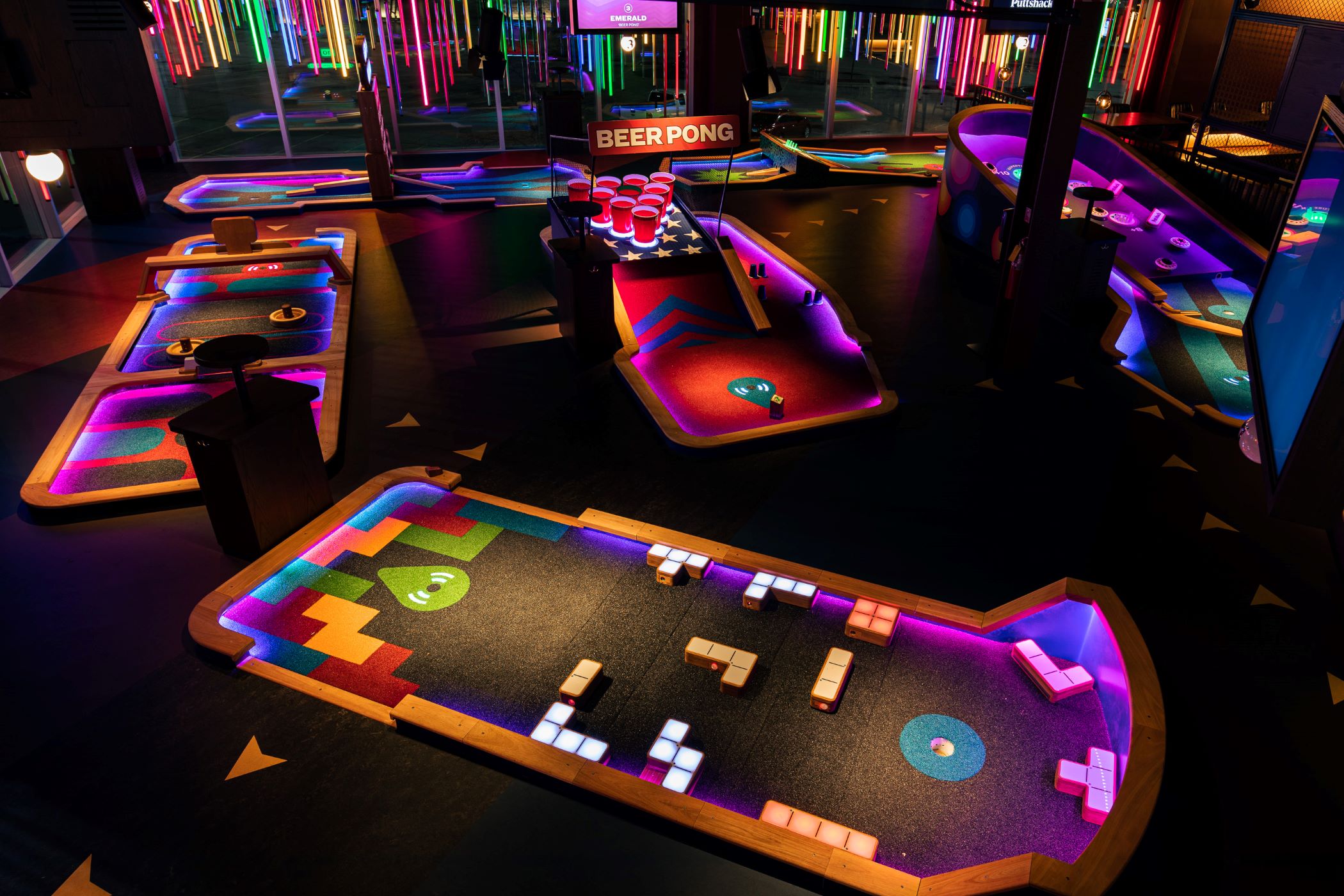 Chicago-based Puttshack has raised $150 million as it plans a major U.S. expansion of the tech-driven mini golf concept. (Puttshack)