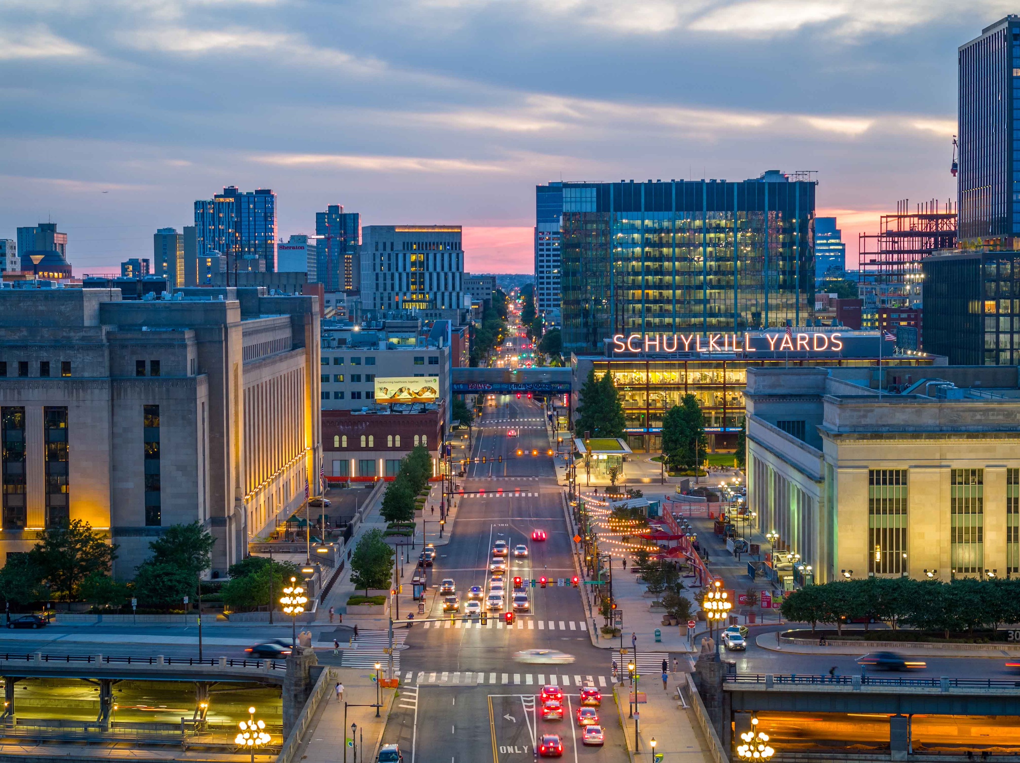 Brandywine Realty Trust, the developer behind the Schuylkill Yards development in Philadelphia, reported an uptick in touring activity across its construction pipeline. (CoStar) 