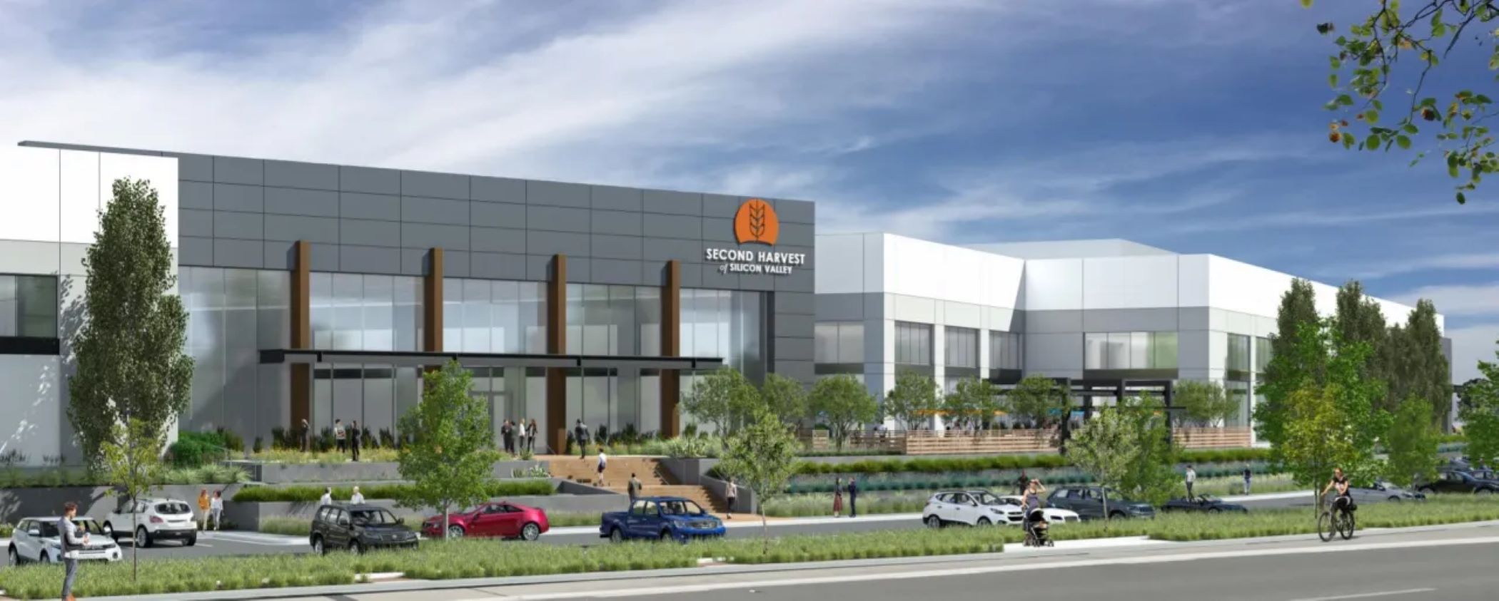A rendering of Second Harvest of Silicon Valley's proposed headquarters in San Jose. (City of San Jose)