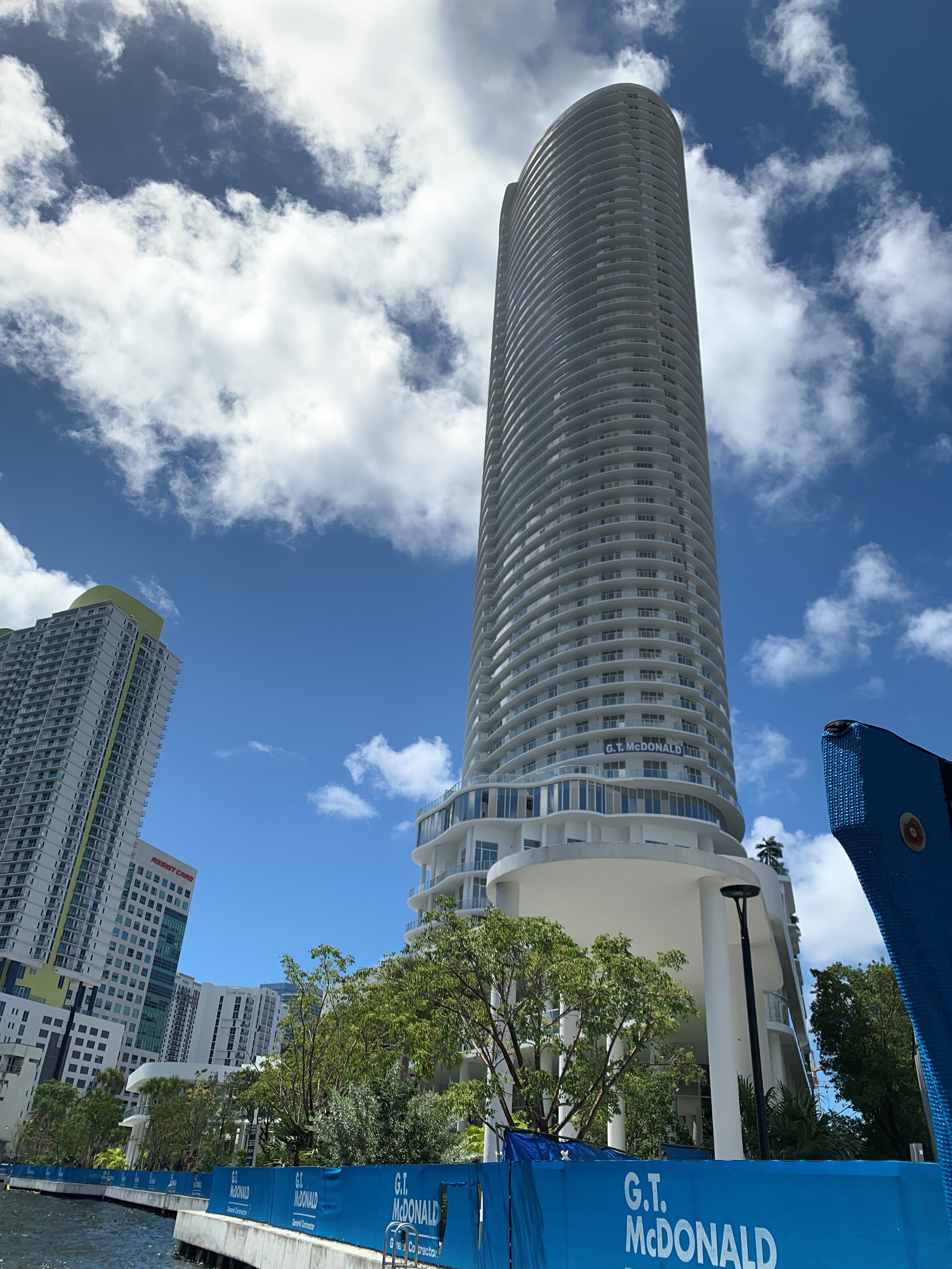 Adam Neumann's Flow bought a nearly complete 54-story residential tower in the heart of Miami’s Brickell financial district. (Joshua S. Andino/CoStar)