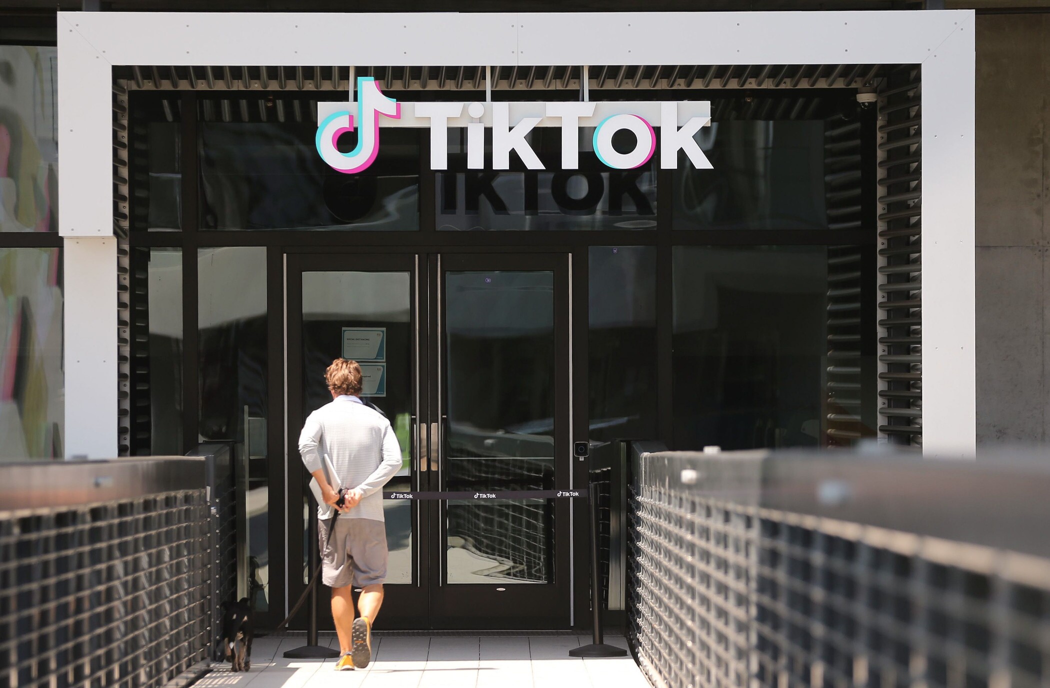 Social media giant TikTok is rapidly expanding its portfolio of office real estate across the country as it contends with mounting congressional scrutiny. (Getty Images) 